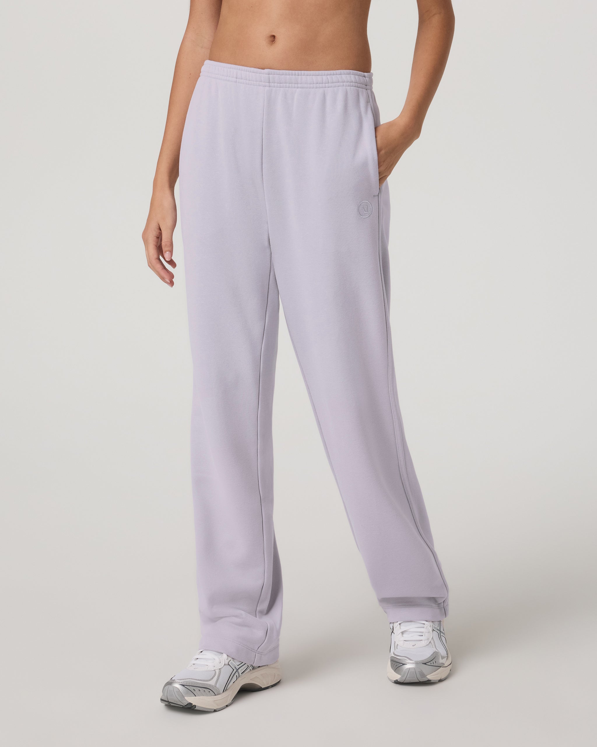 Sedona Straight Leg Sweatpant | Lavender Ice - Image 2