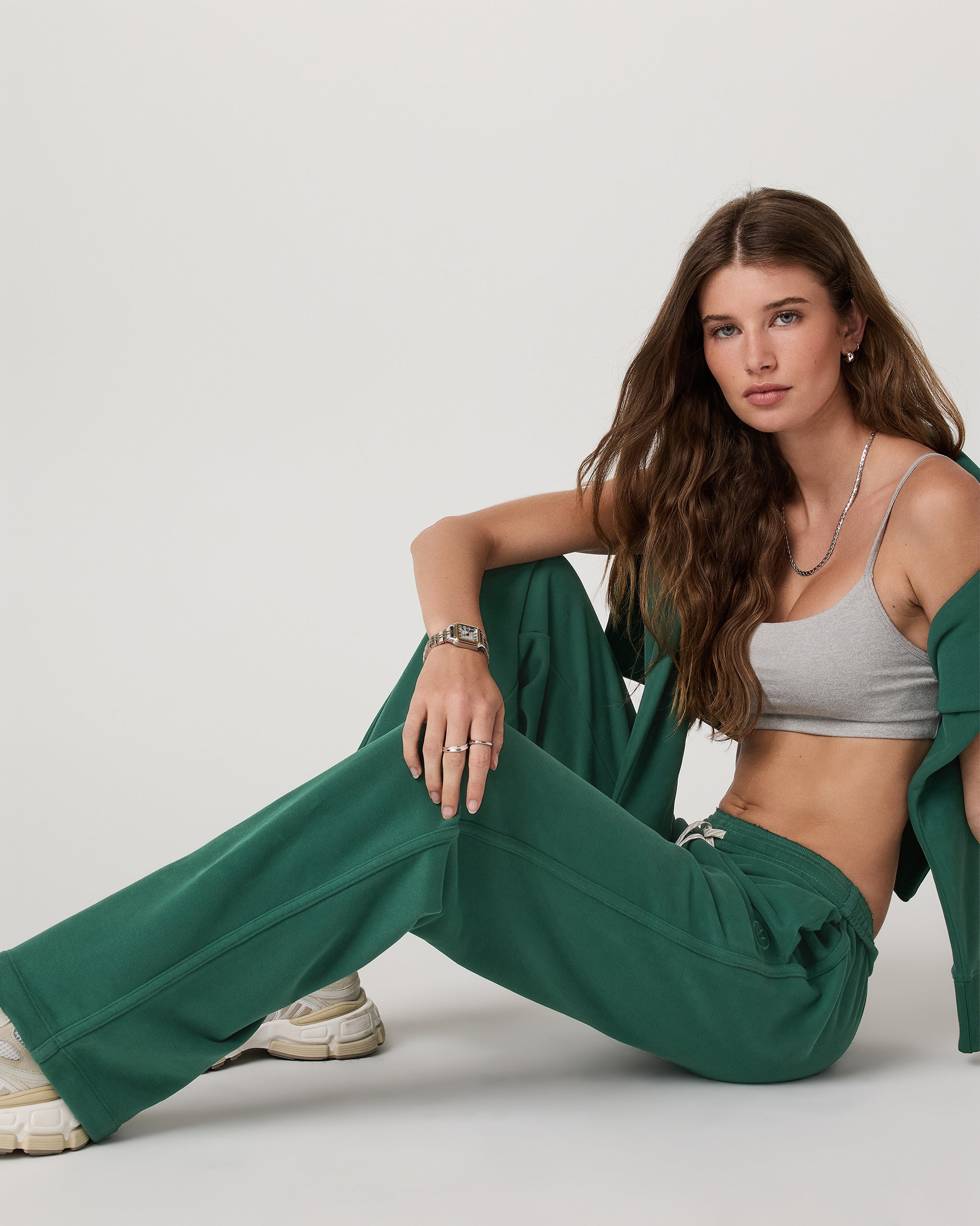 Sedona Straight Leg Sweatpant | Viridian - Image 2