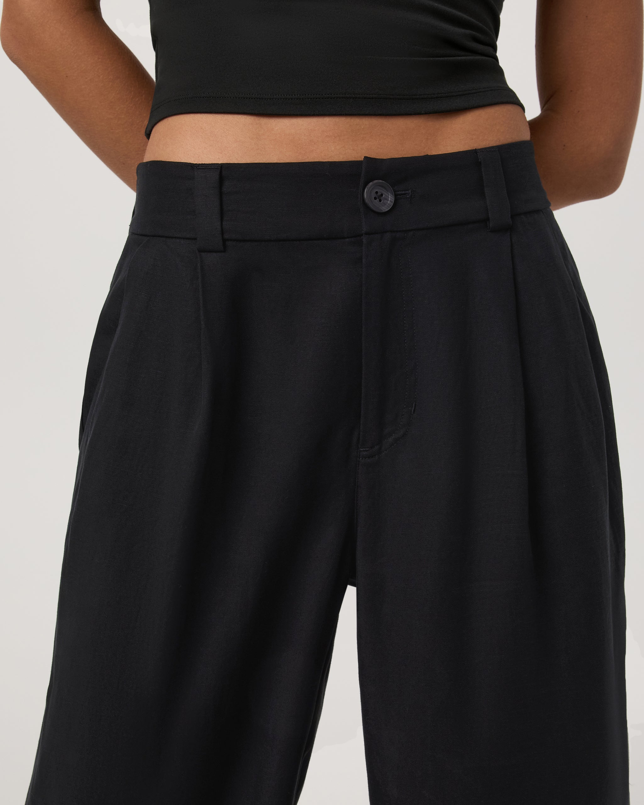 Trestles Twill Wideleg | Black - Image 5