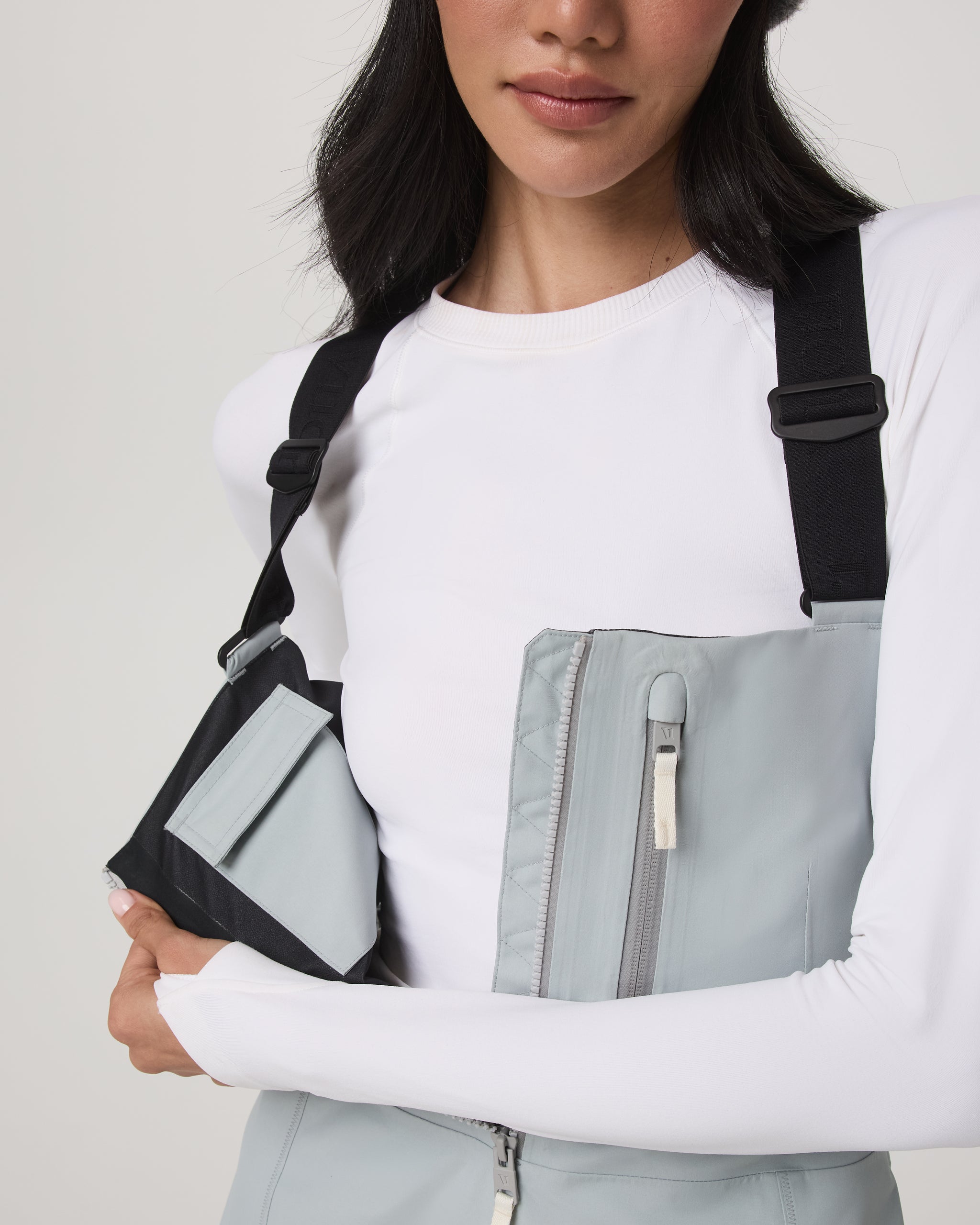 Women's Taika Snow Bib | Blue Haze - Image 4