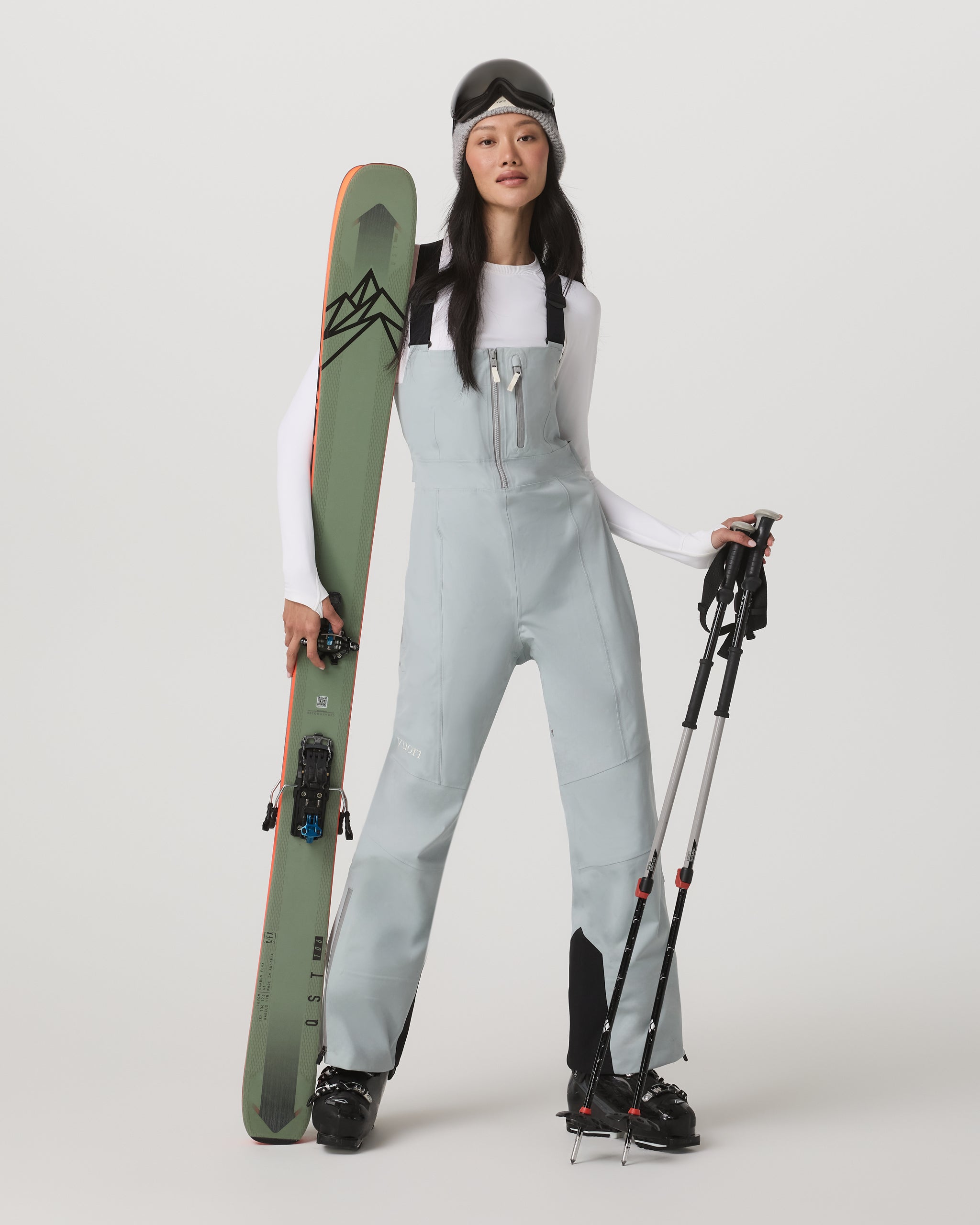 Women's Taika Snow Bib | Blue Haze