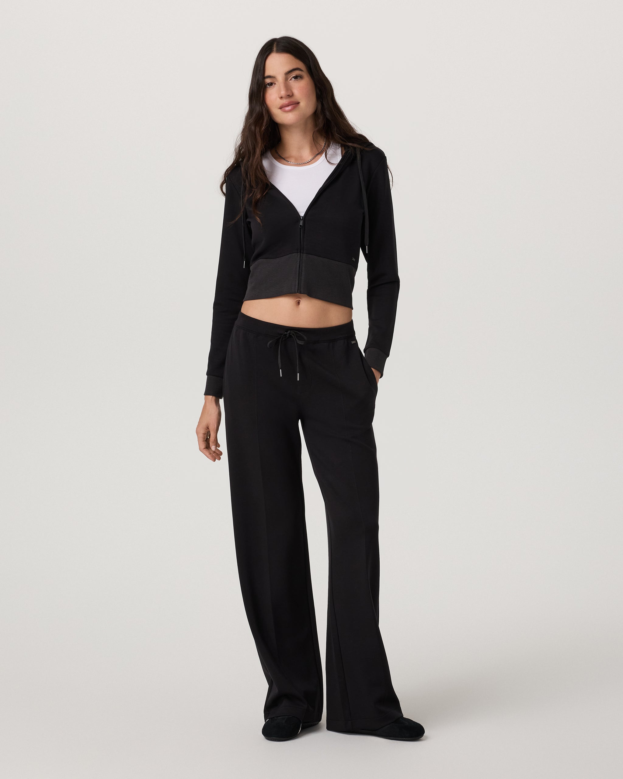 Compose Wideleg Pant | Black - Image 4
