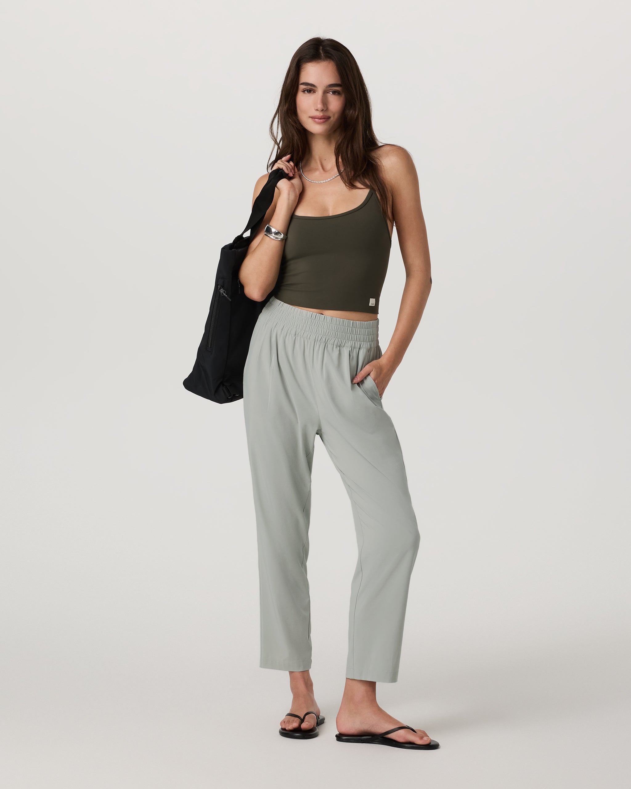 Villa Ankle Pant | Talc - Image 2