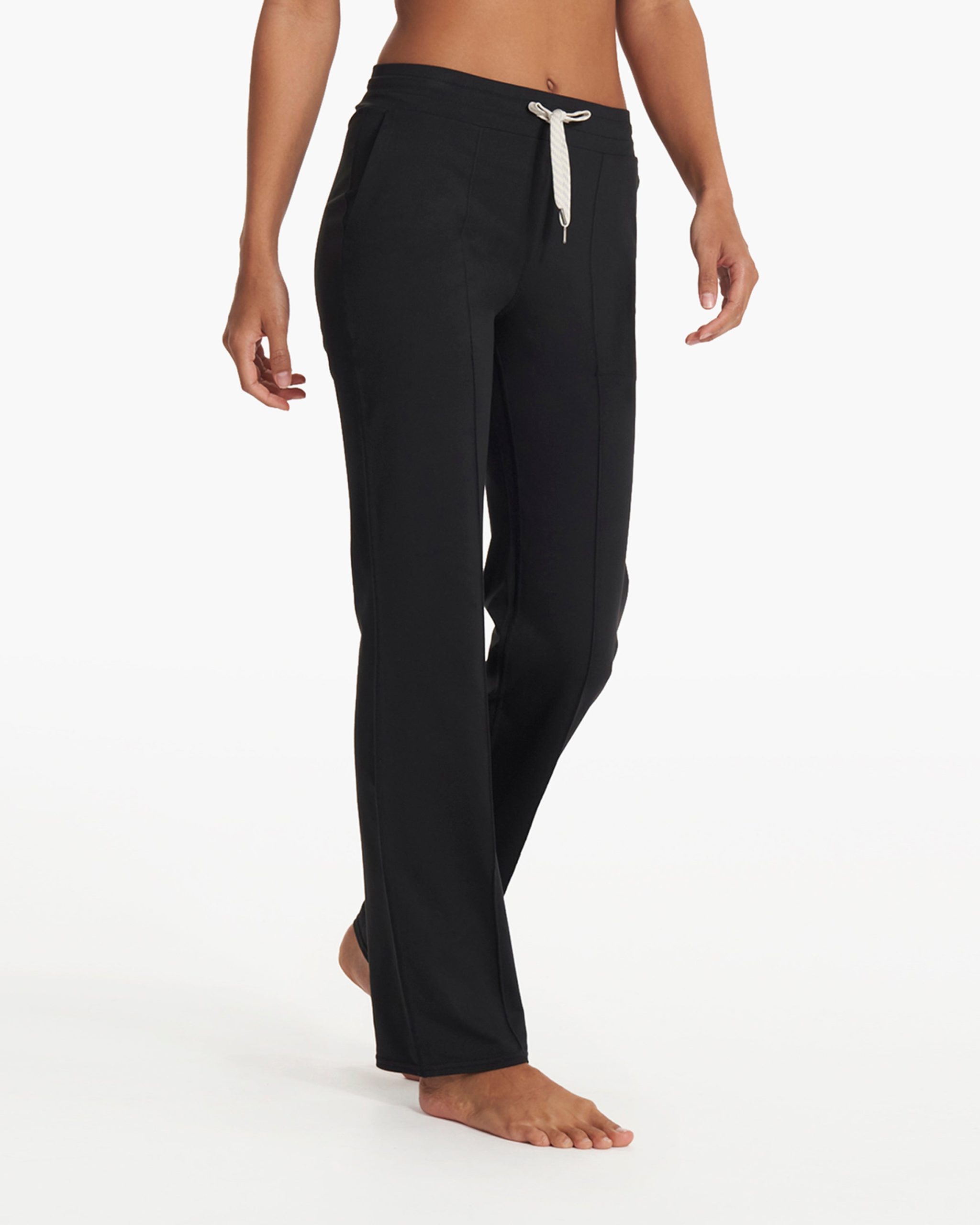 Halo Wide Leg Flare Pant | Black