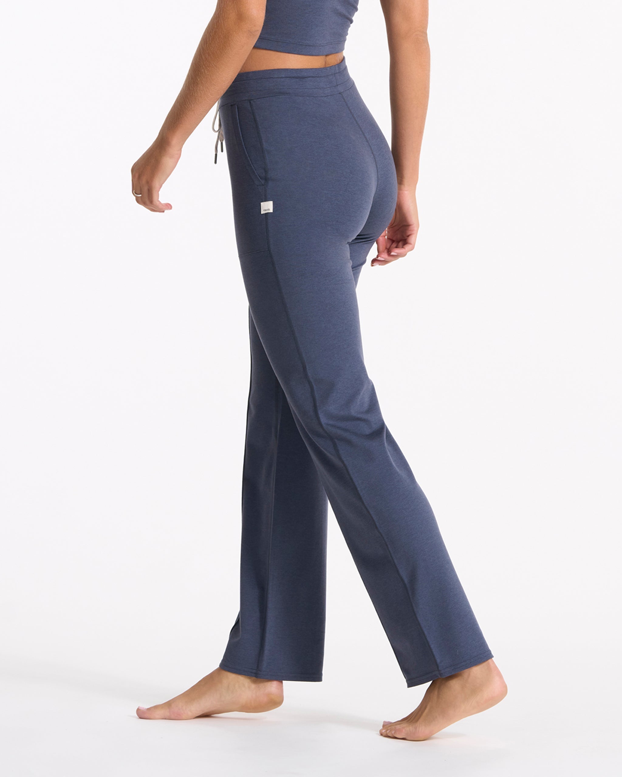 Halo Wide Leg Flare | Azure Heather - Image 3