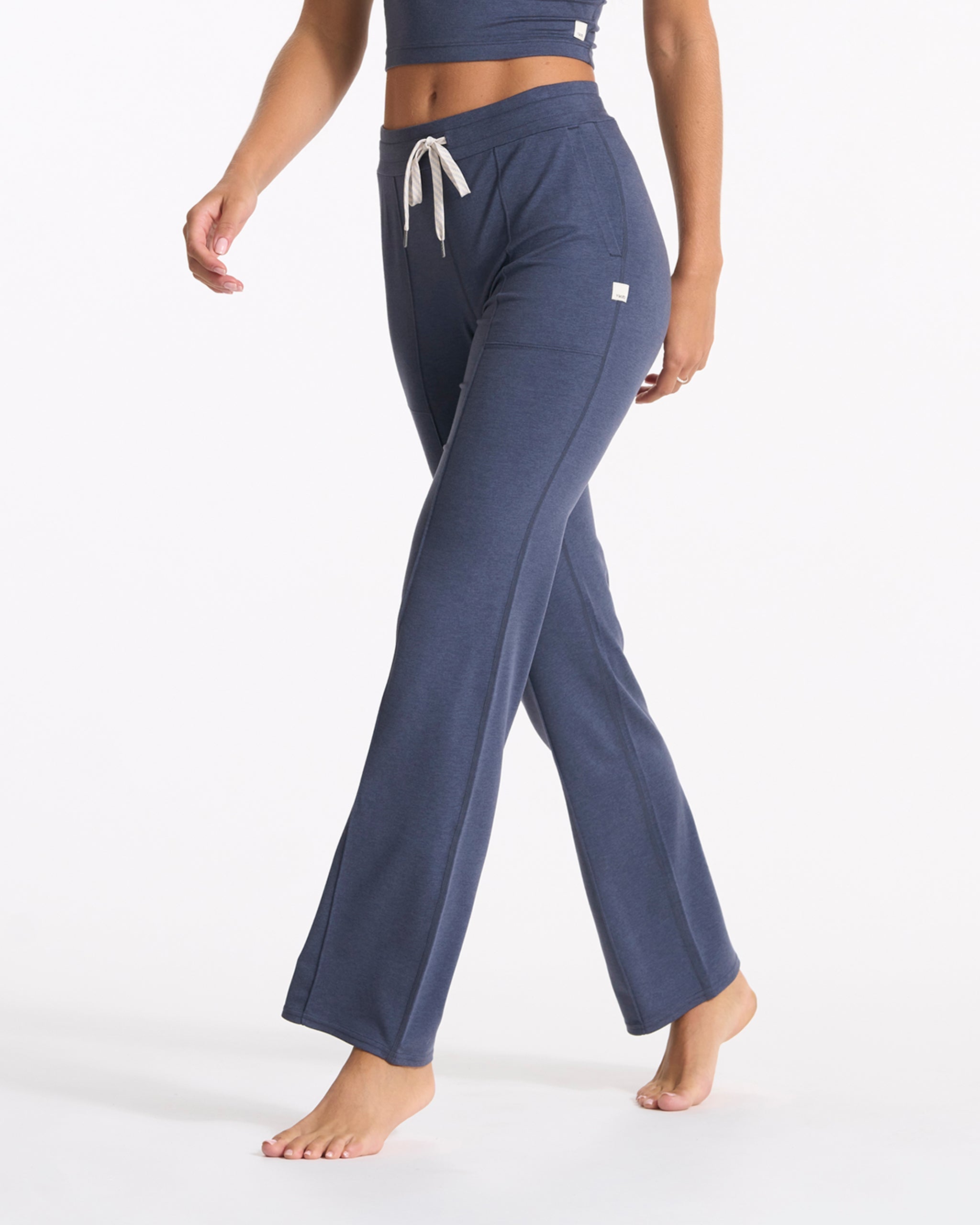Halo Wide Leg Flare | Azure Heather - Image 2