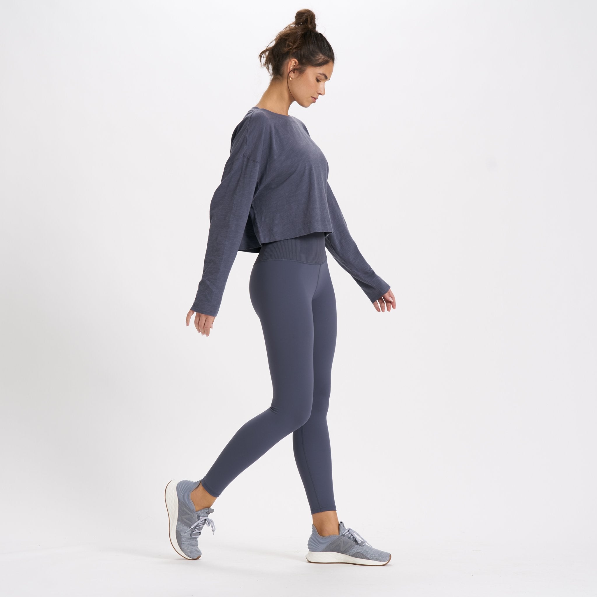 Rib Studio Legging | Azure - Image 5