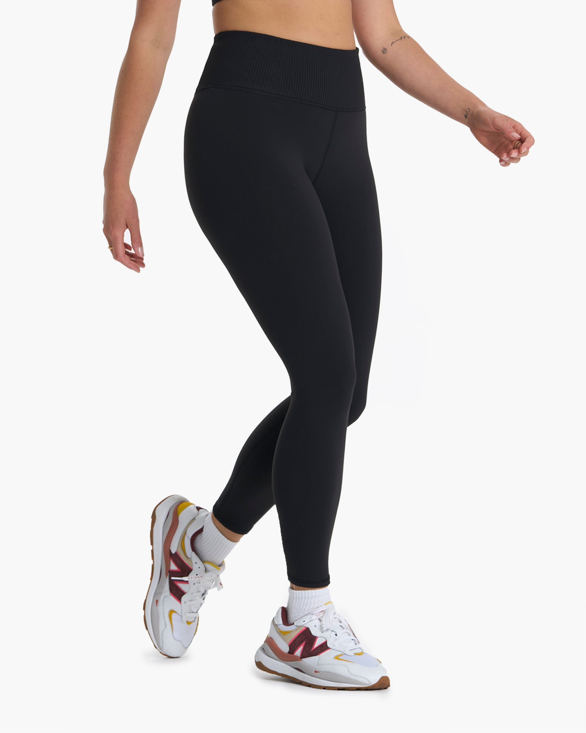 Rib Studio Legging | Black - Image 5