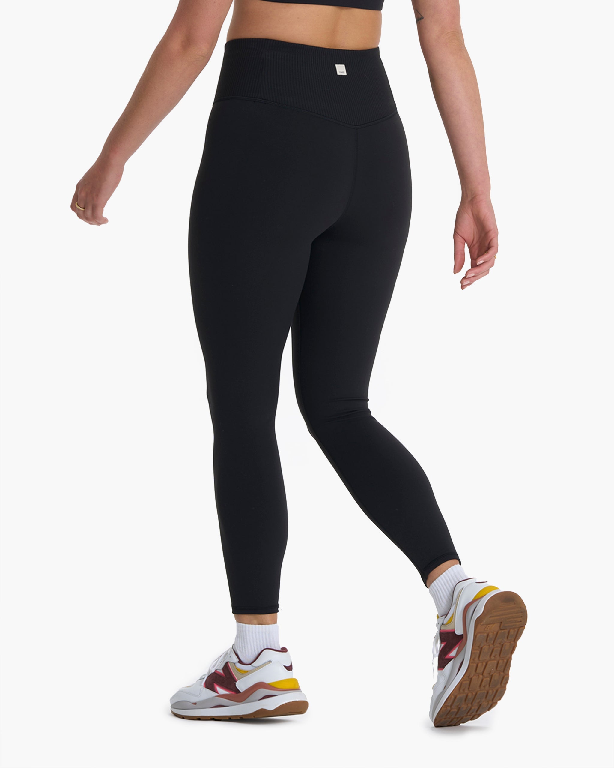 Rib Studio Legging | Black - Image 3