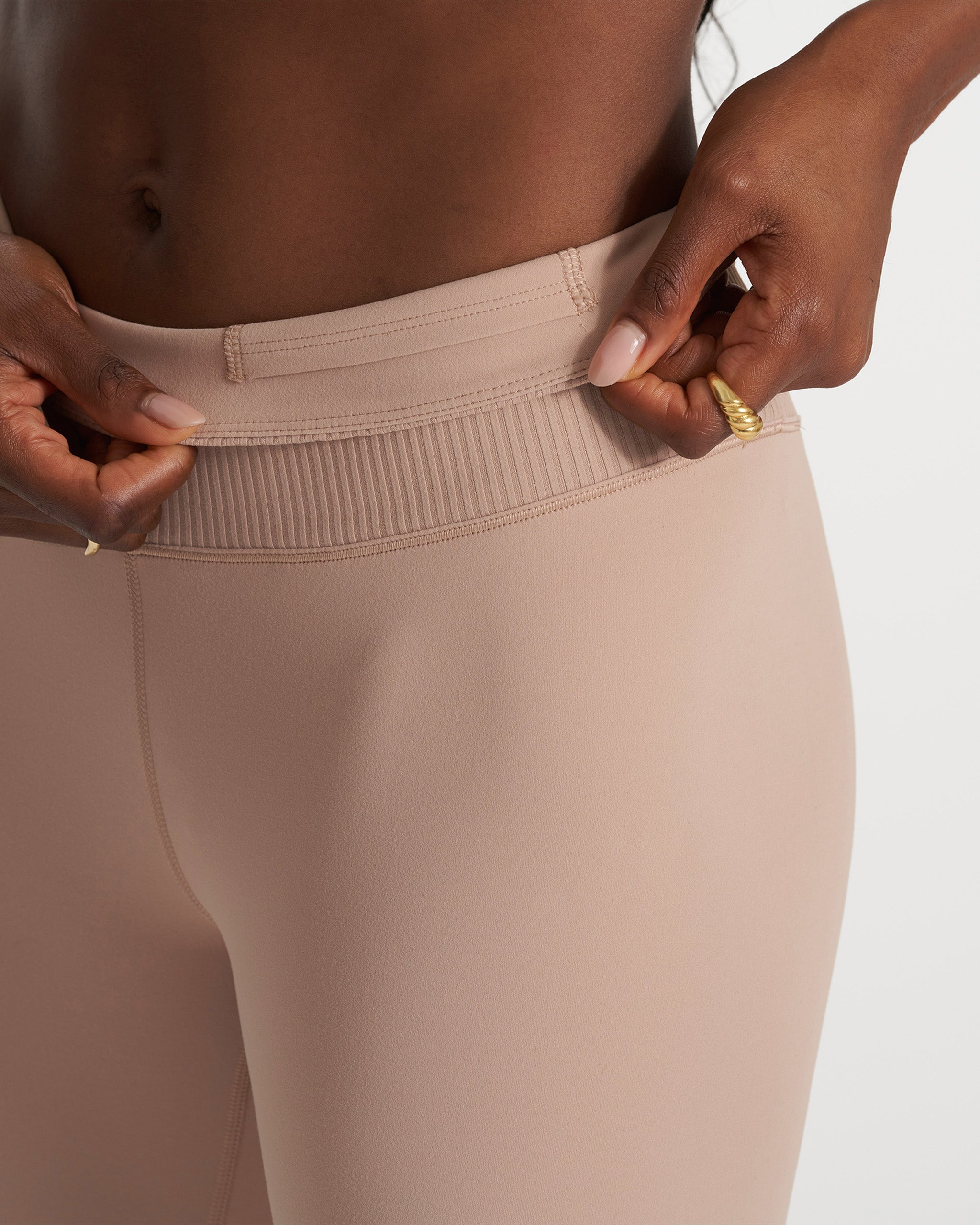 Rib Studio Legging | Coconut - Image 5