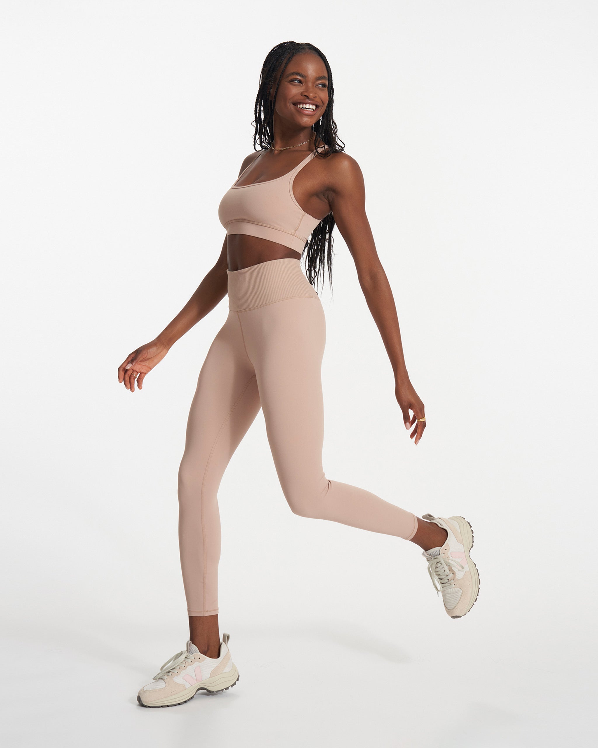 Rib Studio Legging | Coconut - Image 3