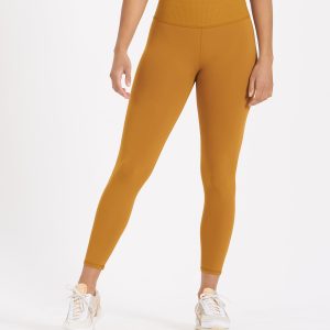 Rib Studio Legging | Dark Golden