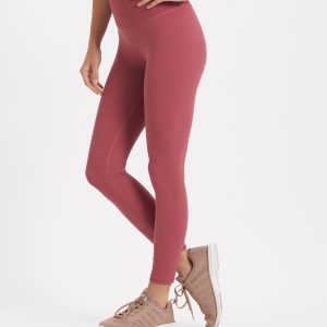 Rib Studio Legging | Desert Rose