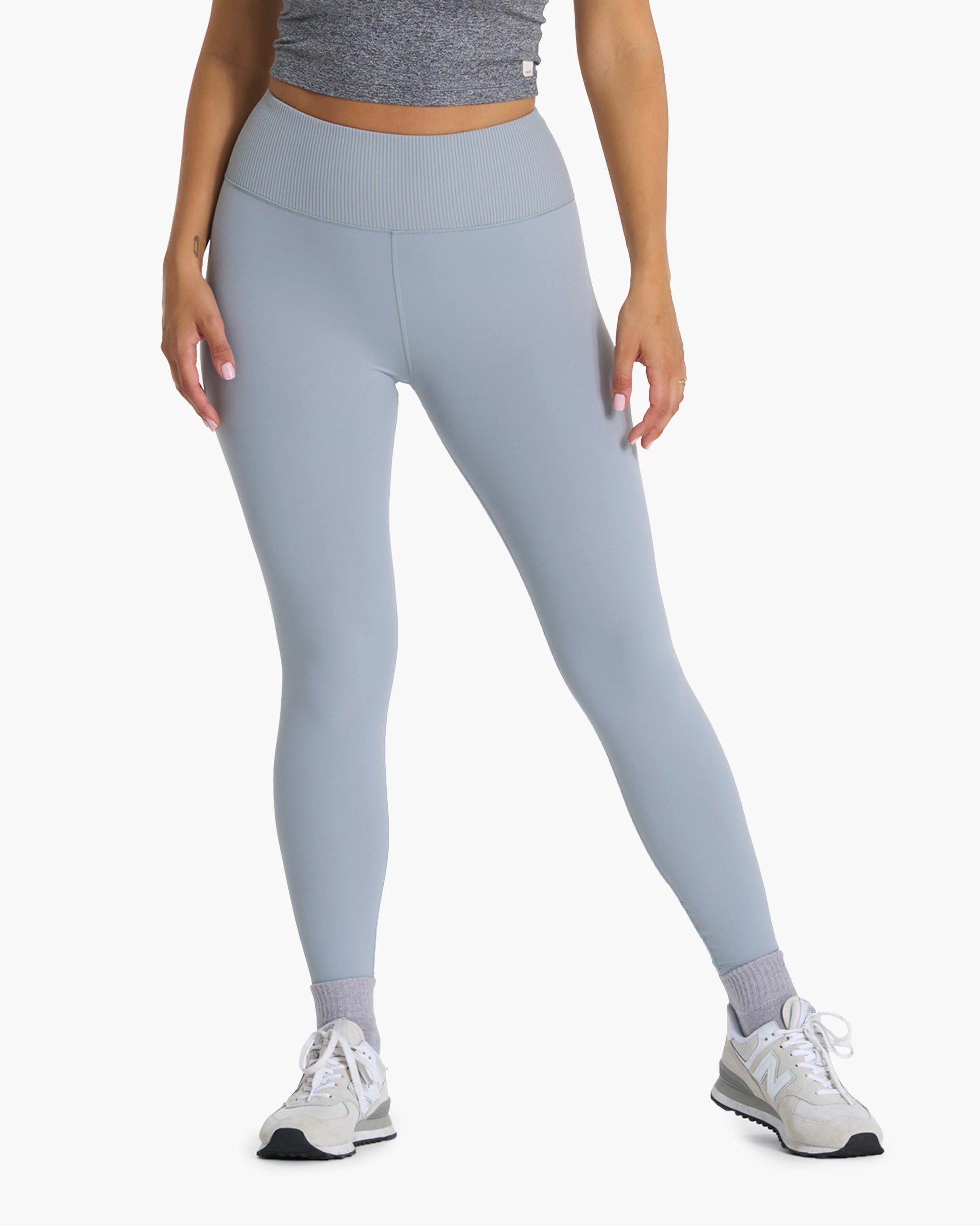 Rib Studio Legging | Light Cloud - Image 6