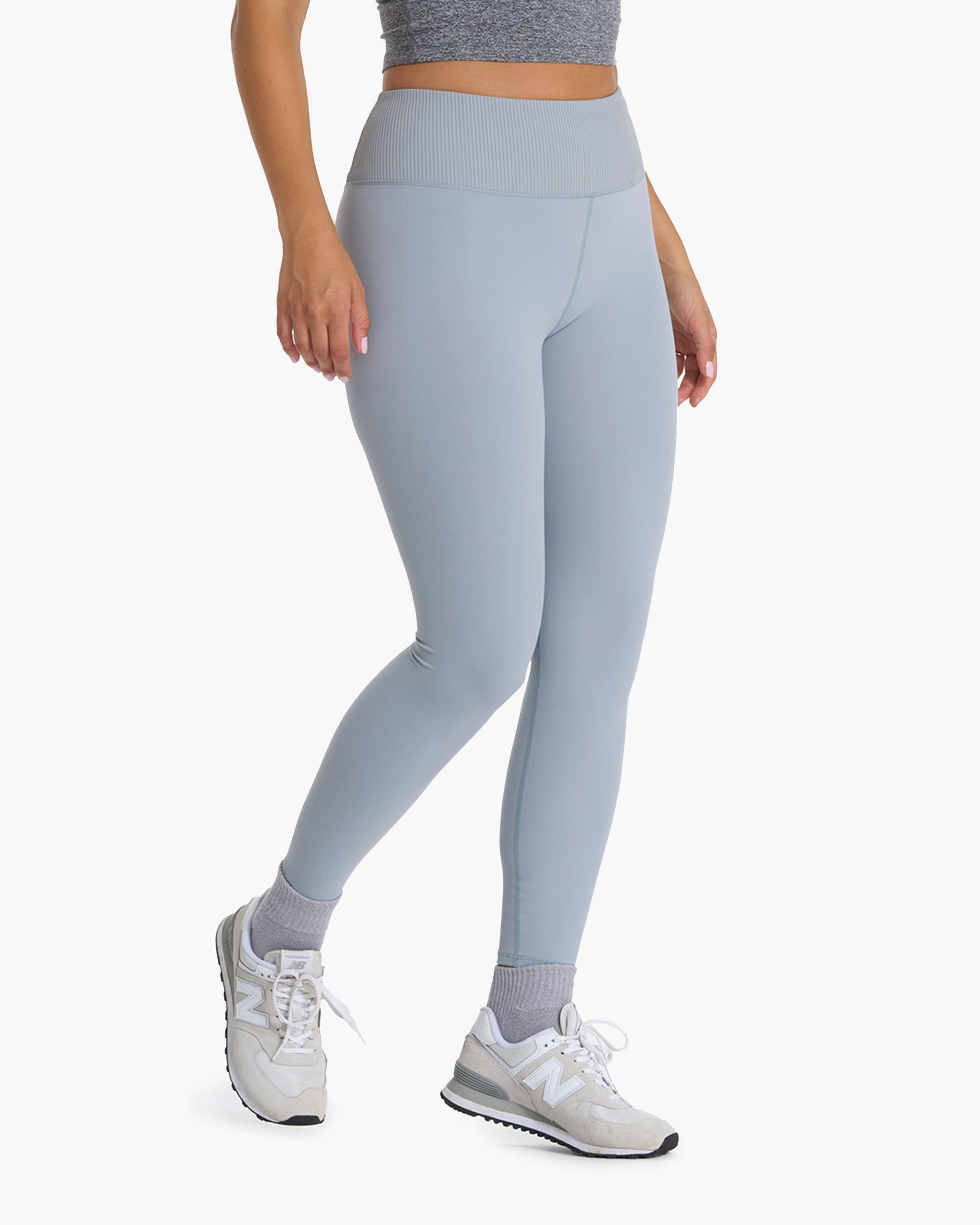 Rib Studio Legging | Light Cloud - Image 7