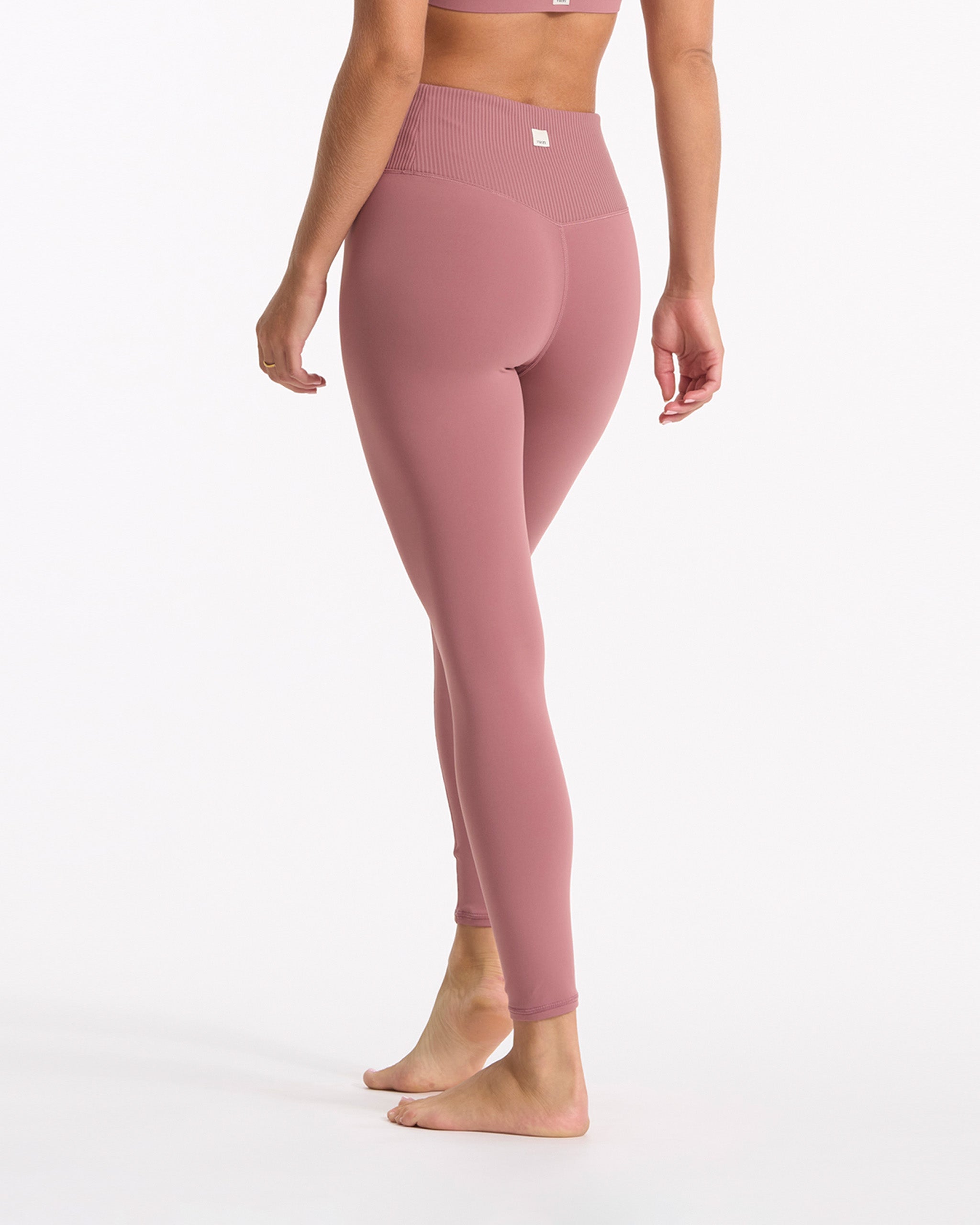 Rib Studio Legging | Marsala - Image 4