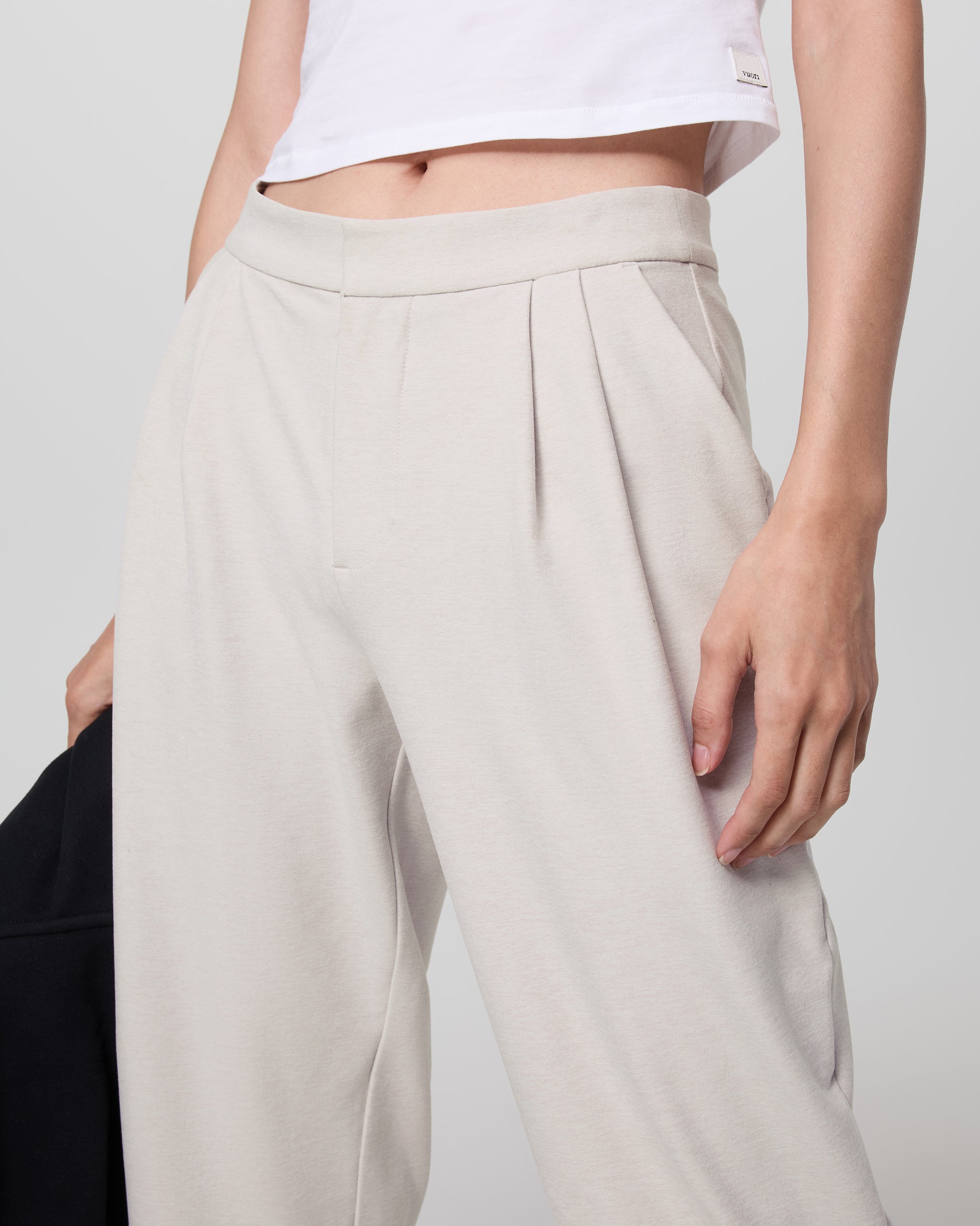 Elevation Ankle Trouser | Ecru Heather - Image 5