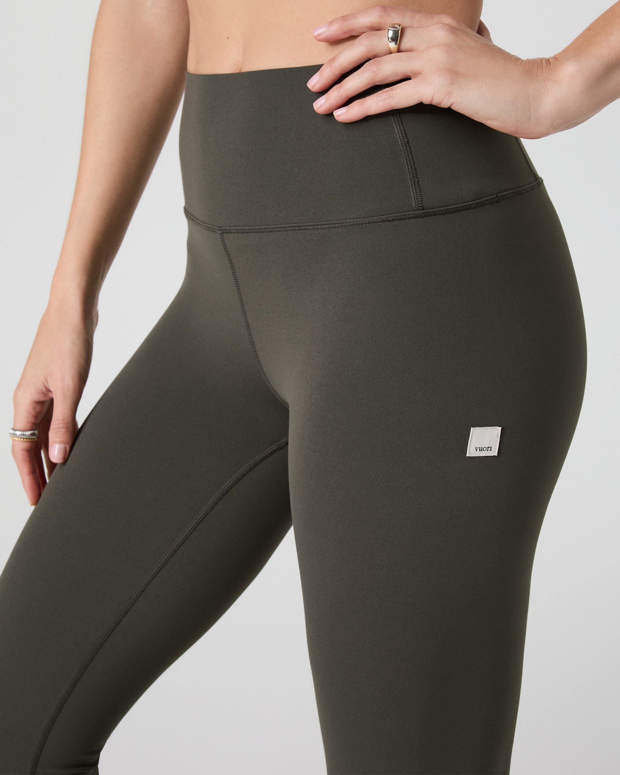 Vuori AllTheFeels™ Slim Flare - Long | Kale - Image 4