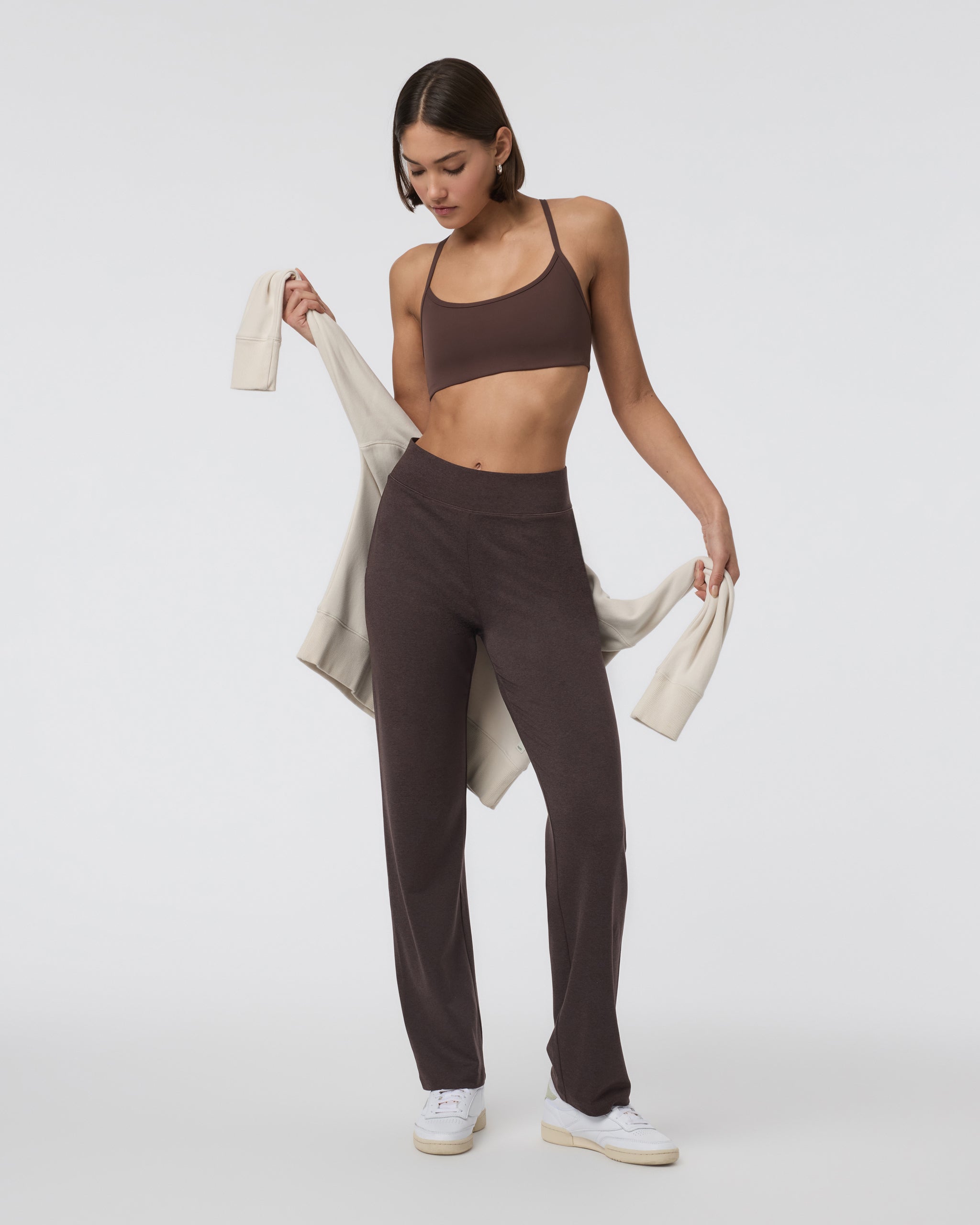 Halo Straight Leg Trouser | Java Heather - Image 2
