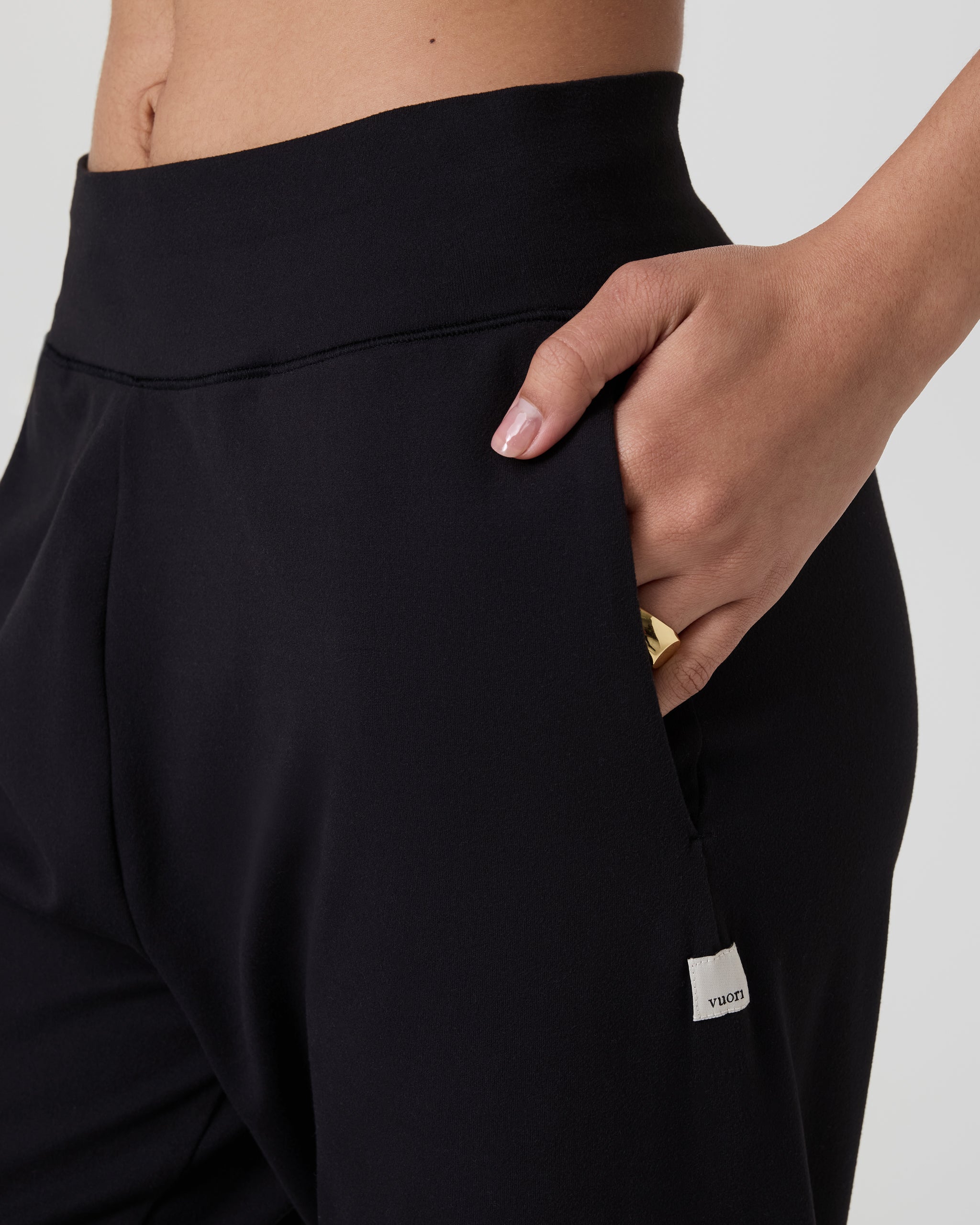 Halo Straight Leg Trouser | Solid Black - Image 4