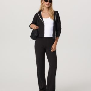 Halo Modern Straight Leg Pant-Long | Solid Black