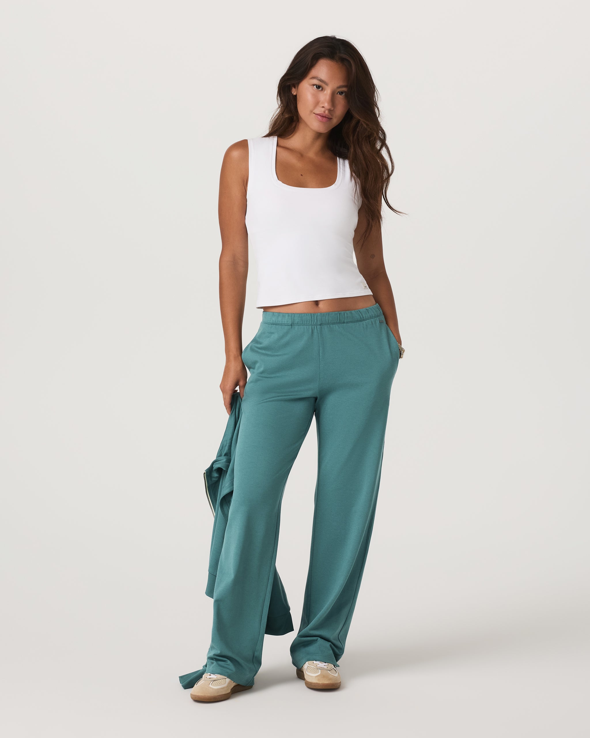 Halo Modern Straight Leg Pant-Long | Bluegrass Heather - Image 2