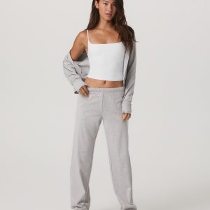 Halo Modern Straight Leg Pant | Pale Grey Heather