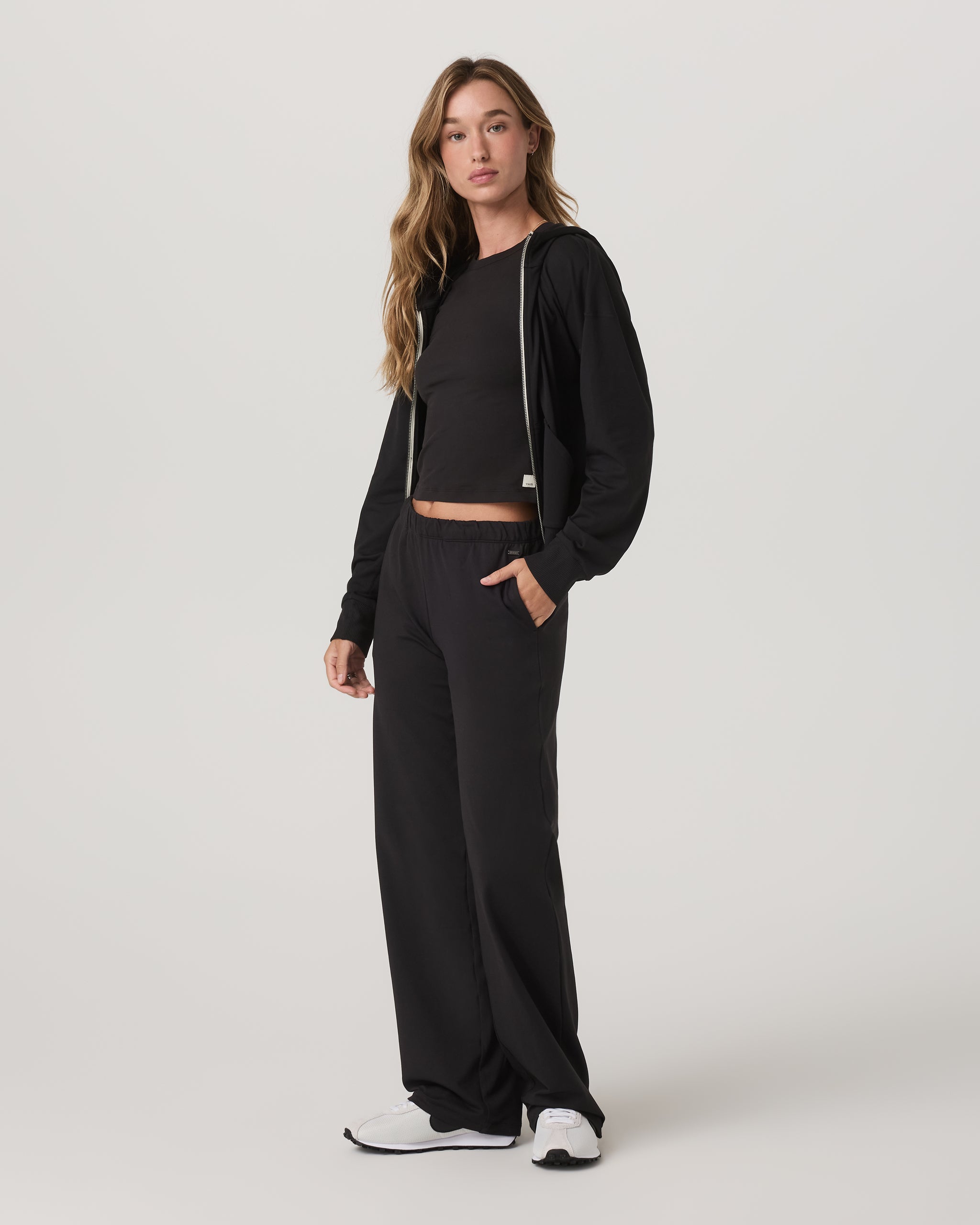 Halo Modern Straight Leg Pant-Short | Solid Black - Image 4