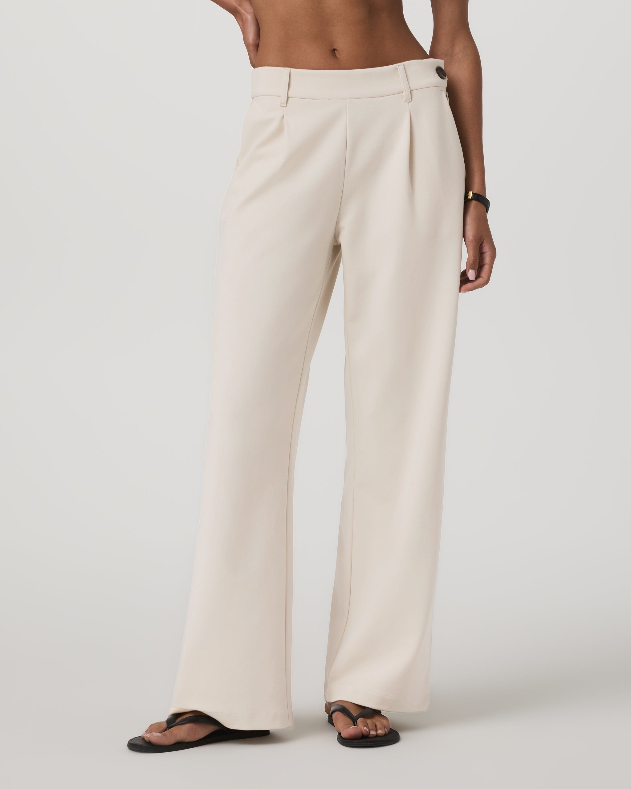 Maven Wideleg Pant | Bone - Image 5