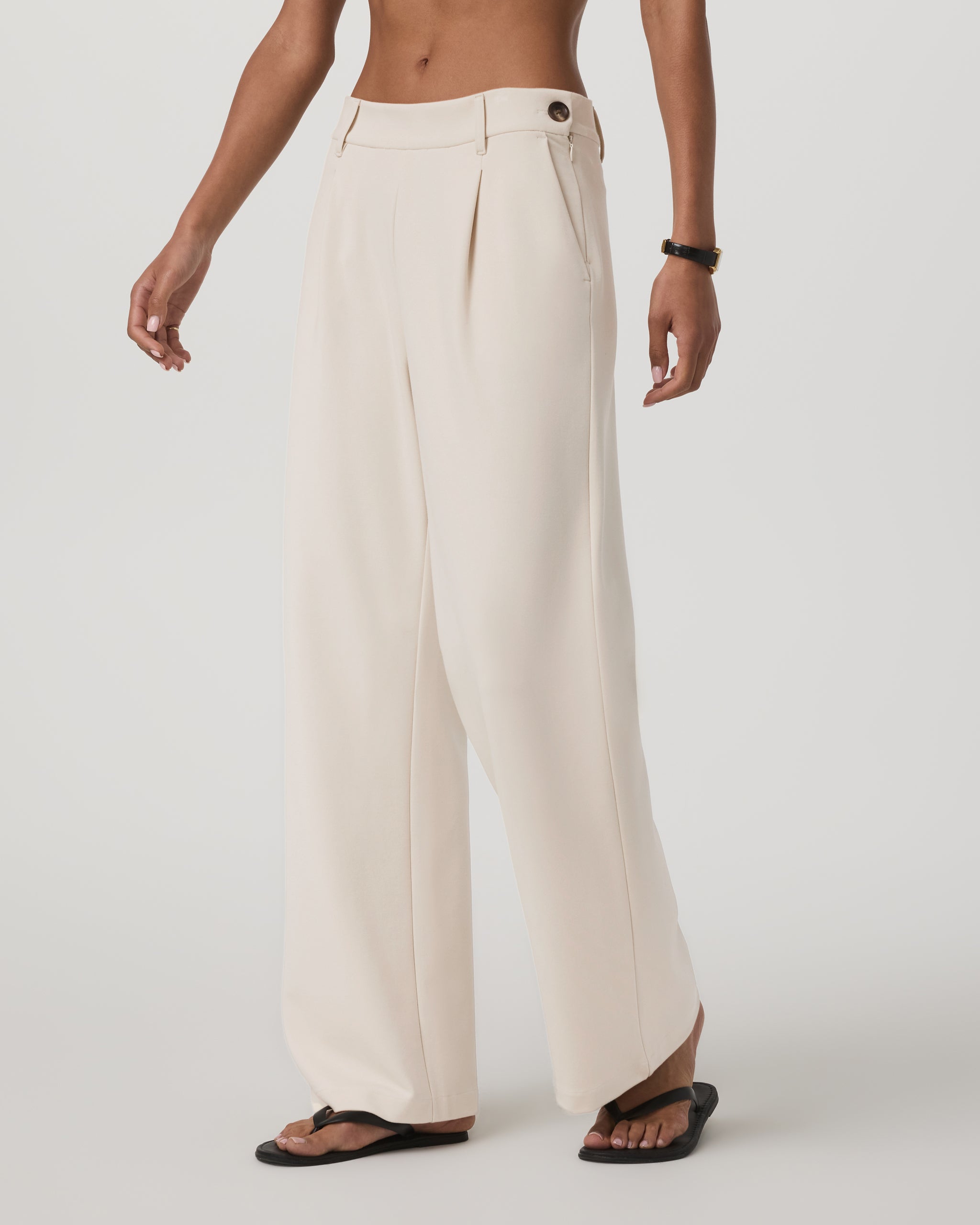 Maven Wideleg Pant | Bone