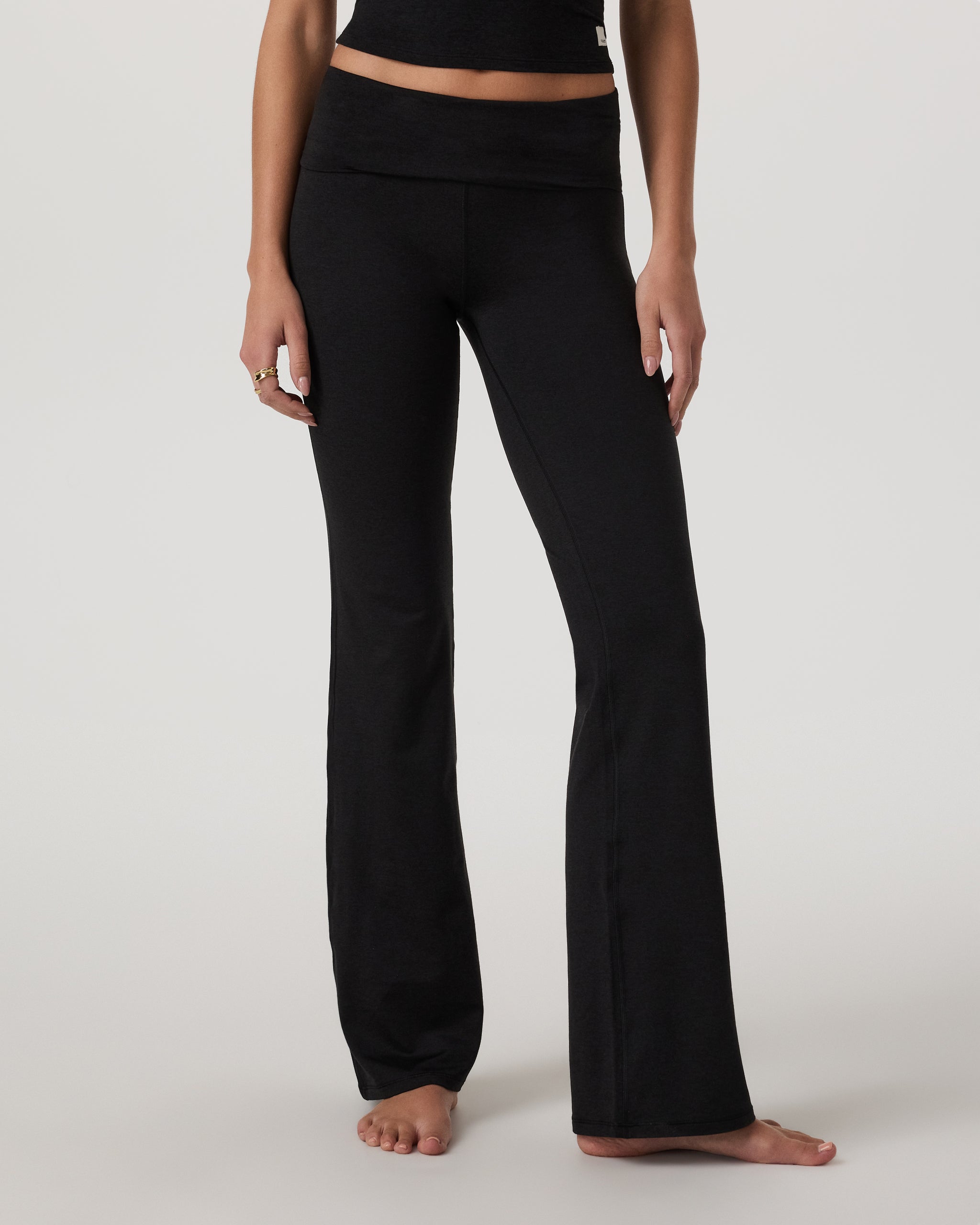 Halo Foldover Pant | Black Heather - Image 5