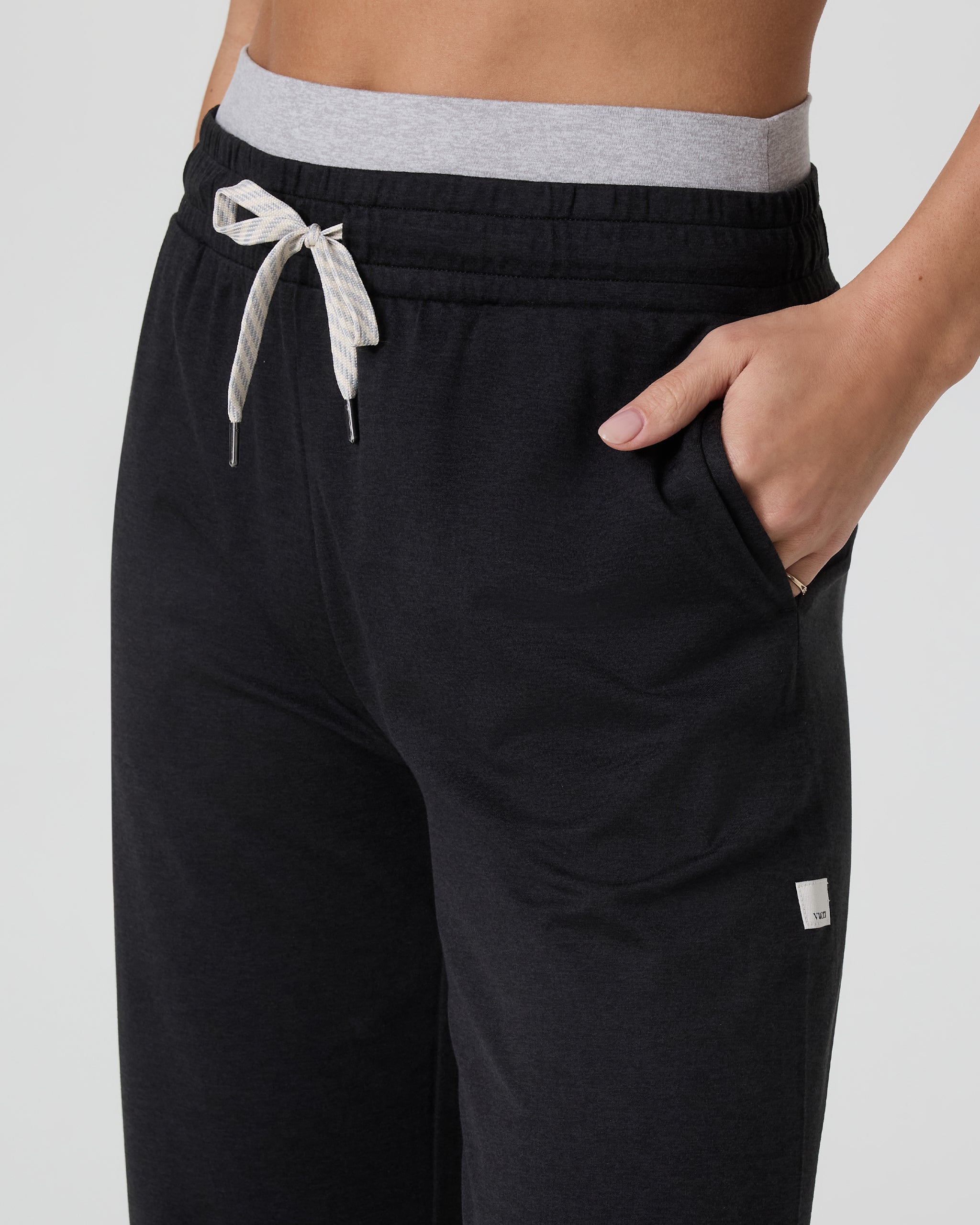 Halo Warm Up Straight Leg Pant | Black Heather - Image 4