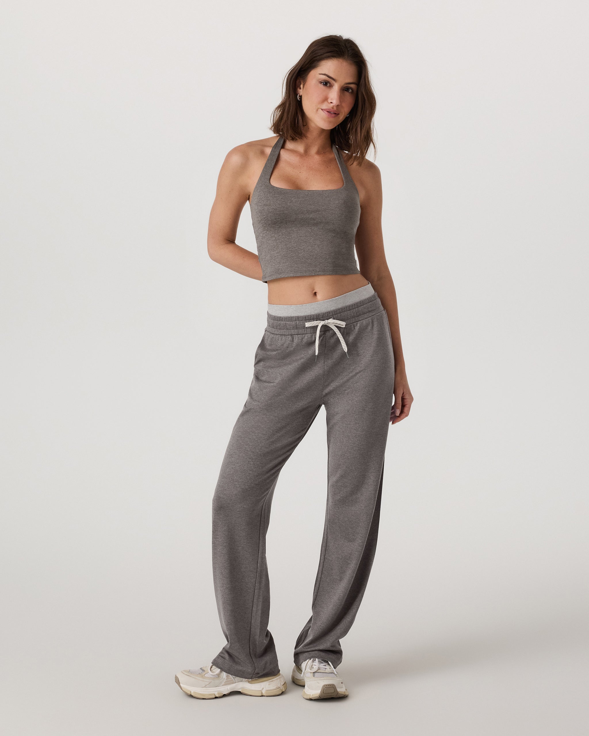 Halo Warm Up Straight Leg Pant | Chia Heather - Image 2