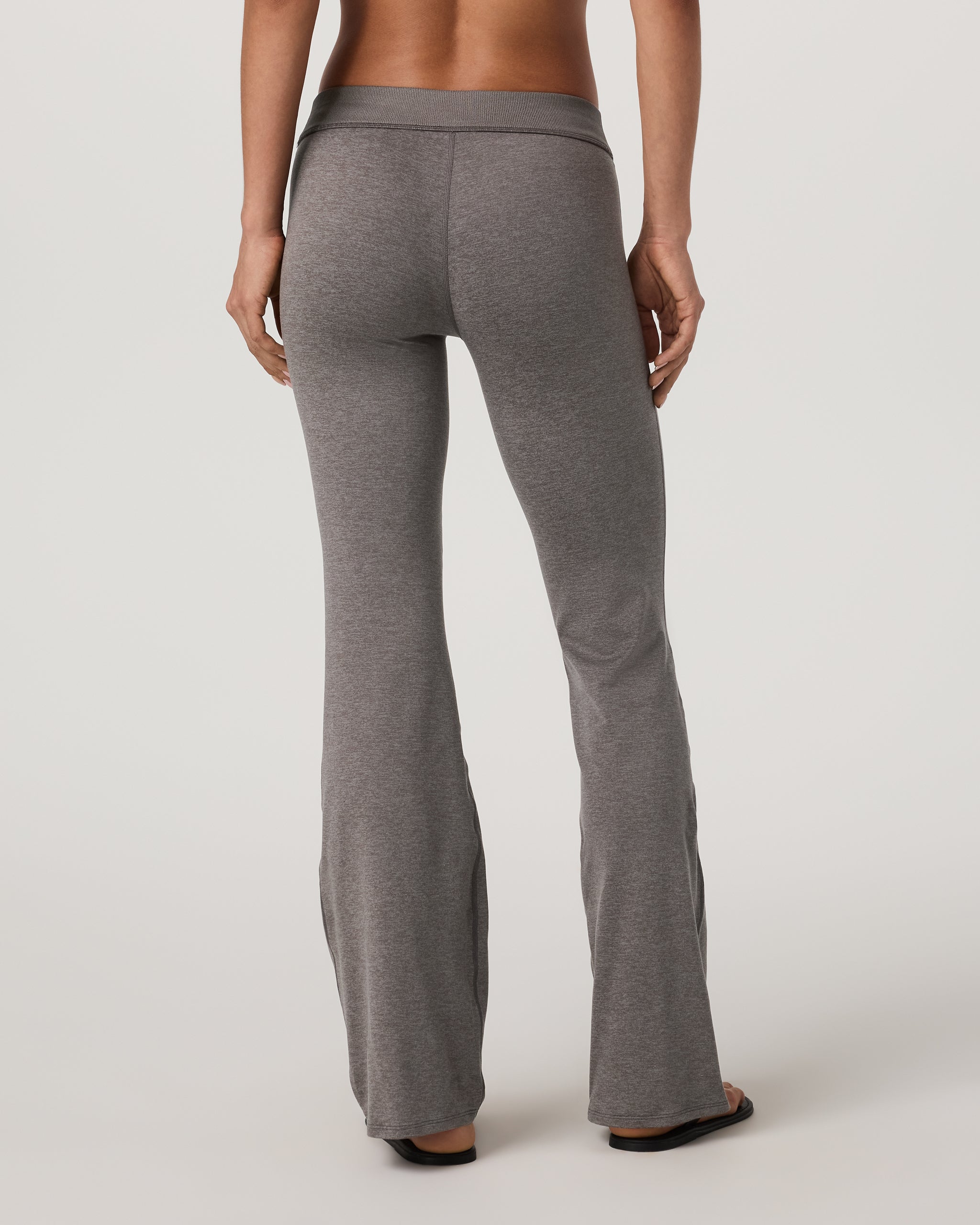 Halo Low Rise Slim Flare Pant | Chia Heather - Image 3