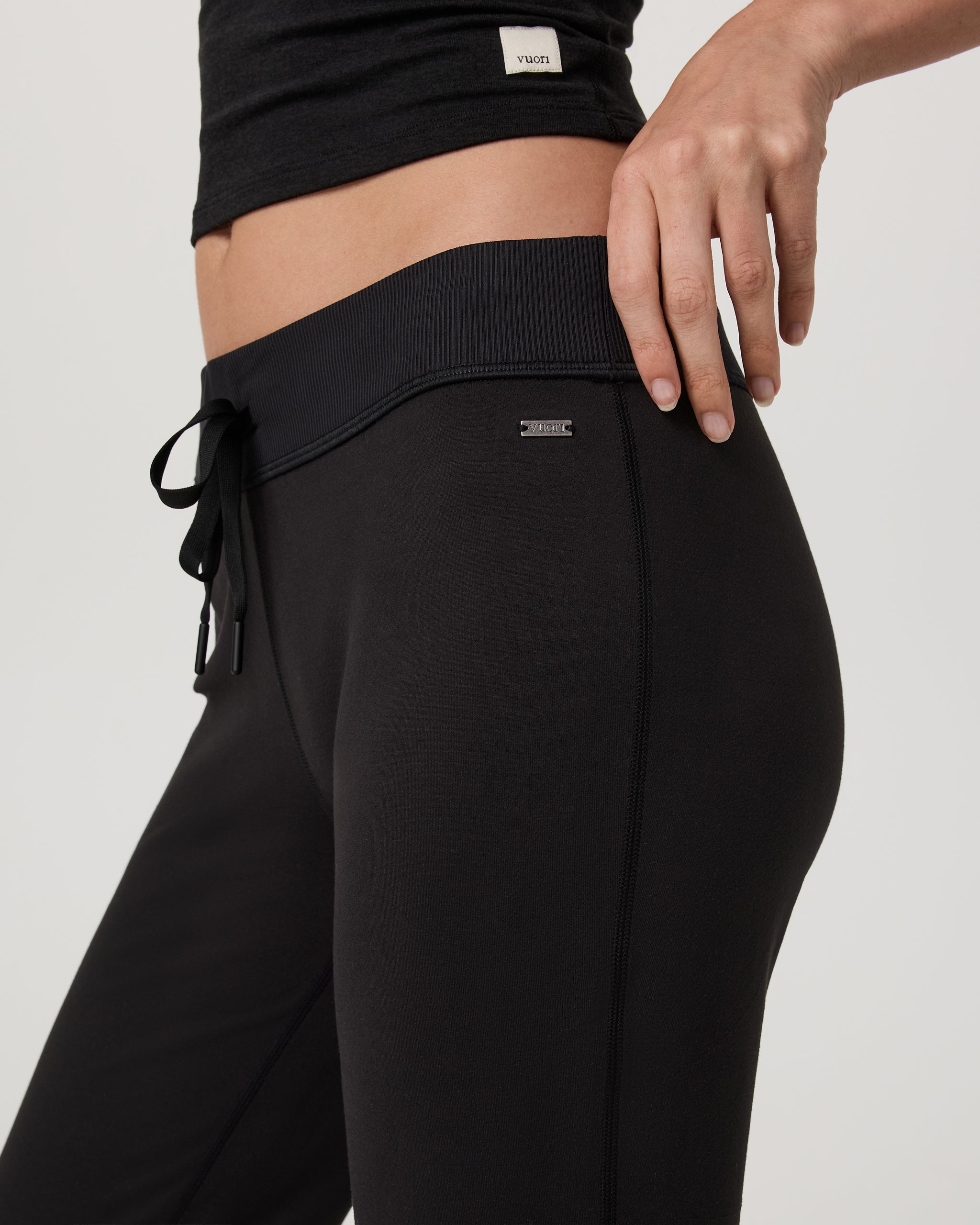 Halo Low Rise Slim Flare Pant | Solid Black - Image 4