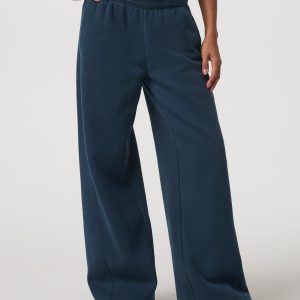 Restore Ultra Wideleg Sweatpant - Short | Ocean Blue