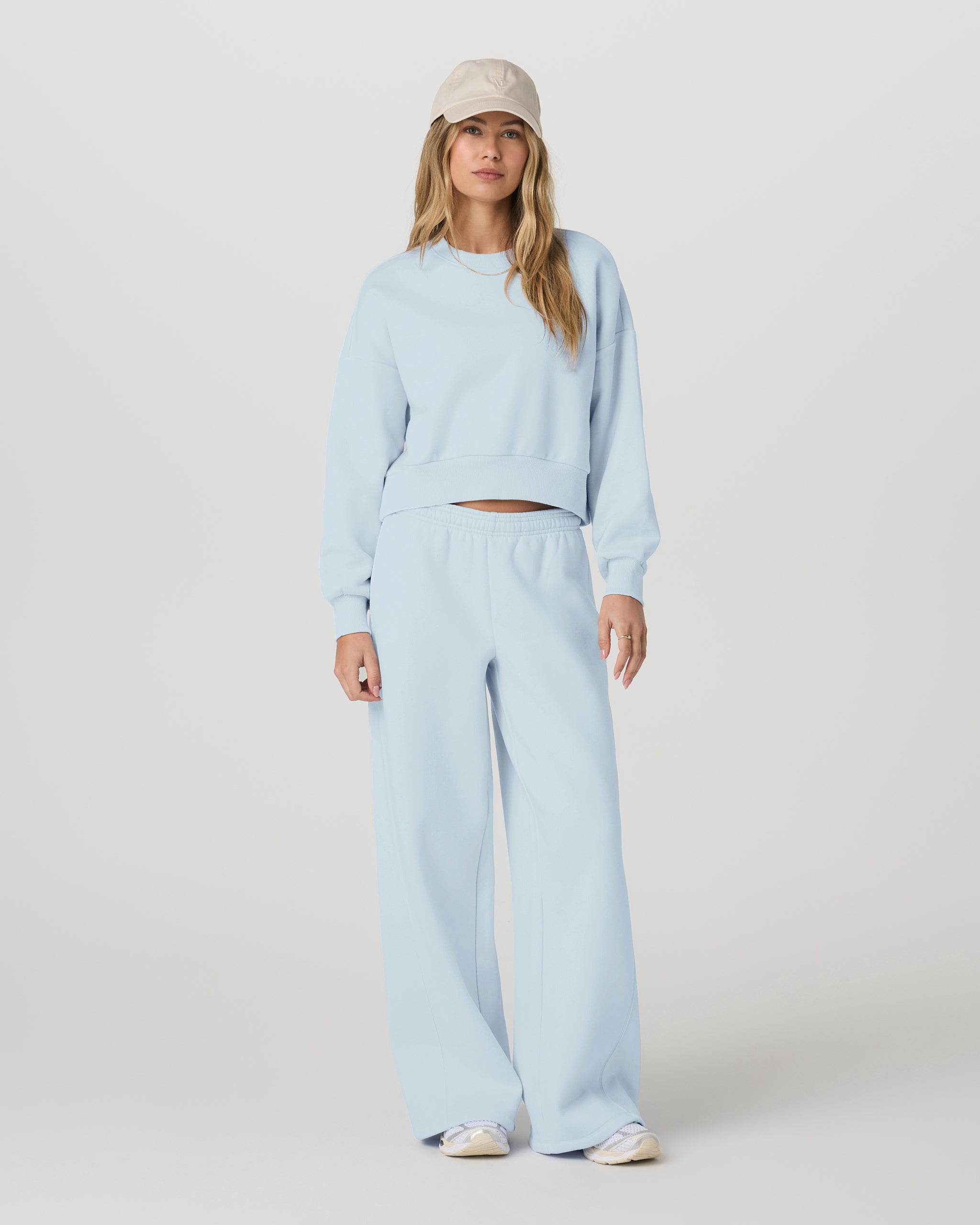 Restore Ultra Wideleg Sweatpant | Soft Sky - Image 6