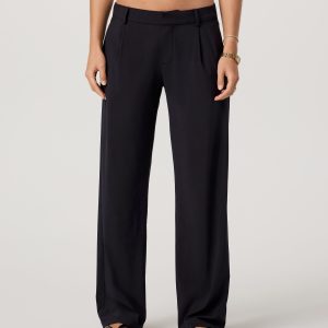 Villa Low Slung Trouser | Black