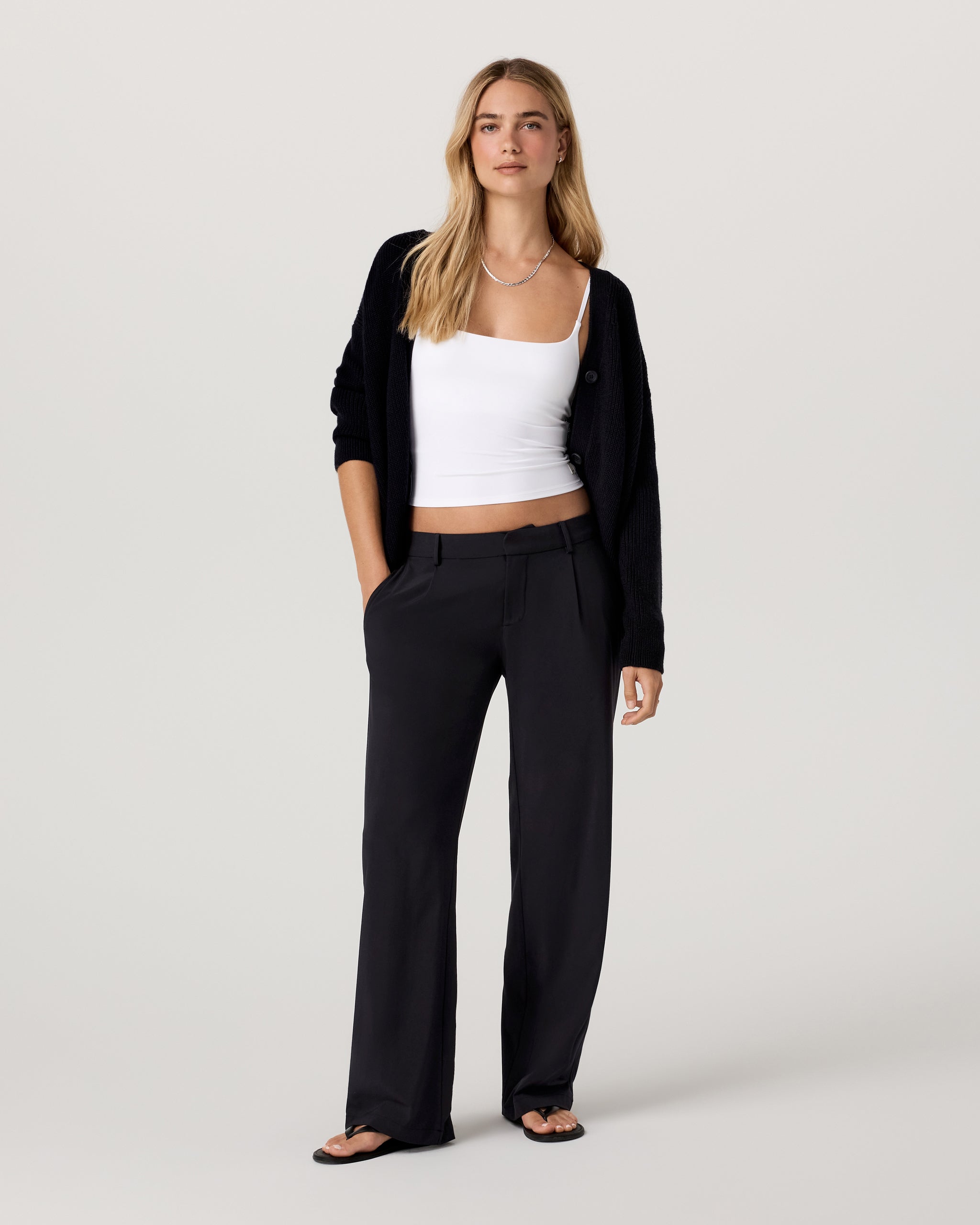 Villa Low Slung Trouser | Black - Image 2
