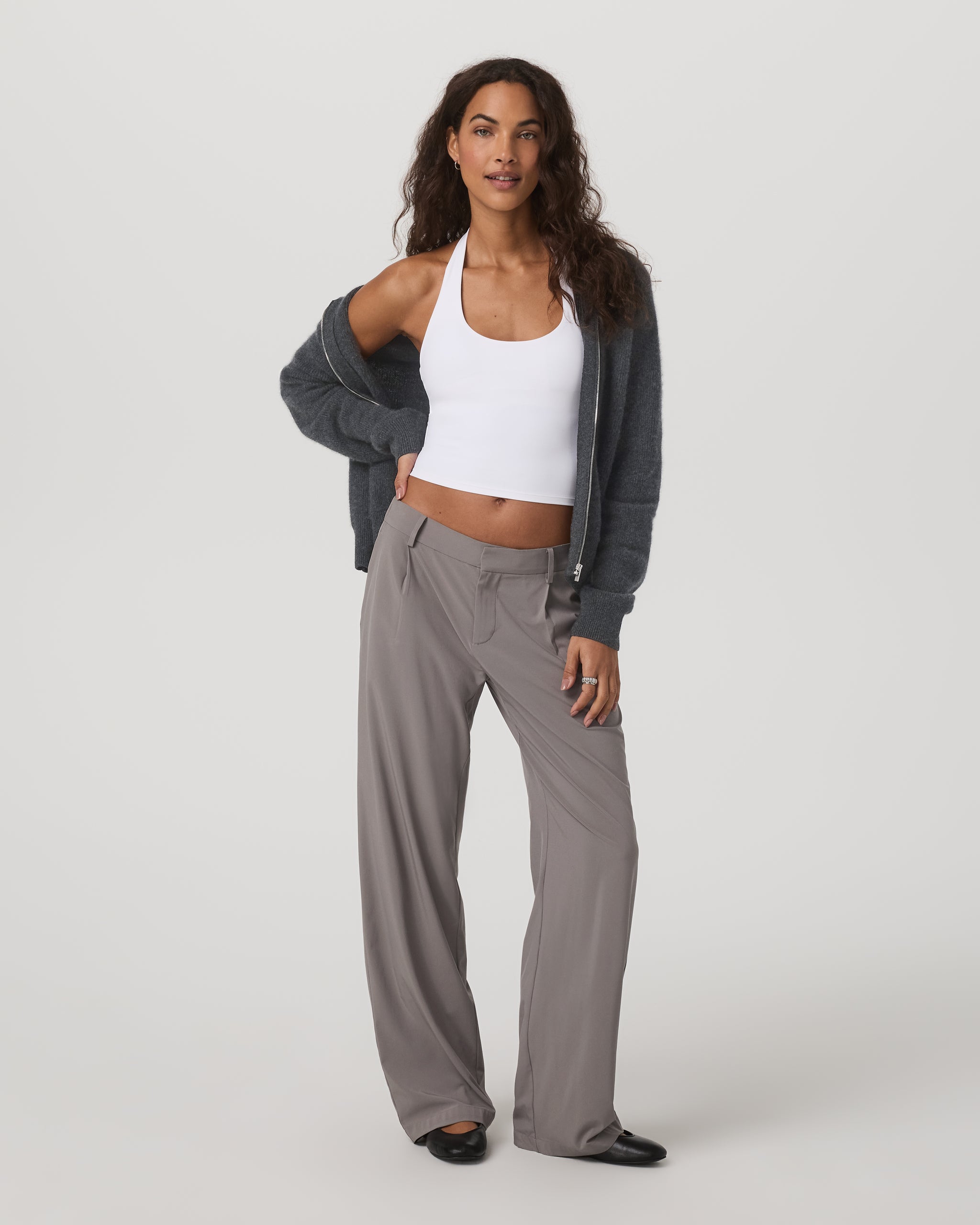 Villa Low Slung Trouser | Cavern Grey - Image 2