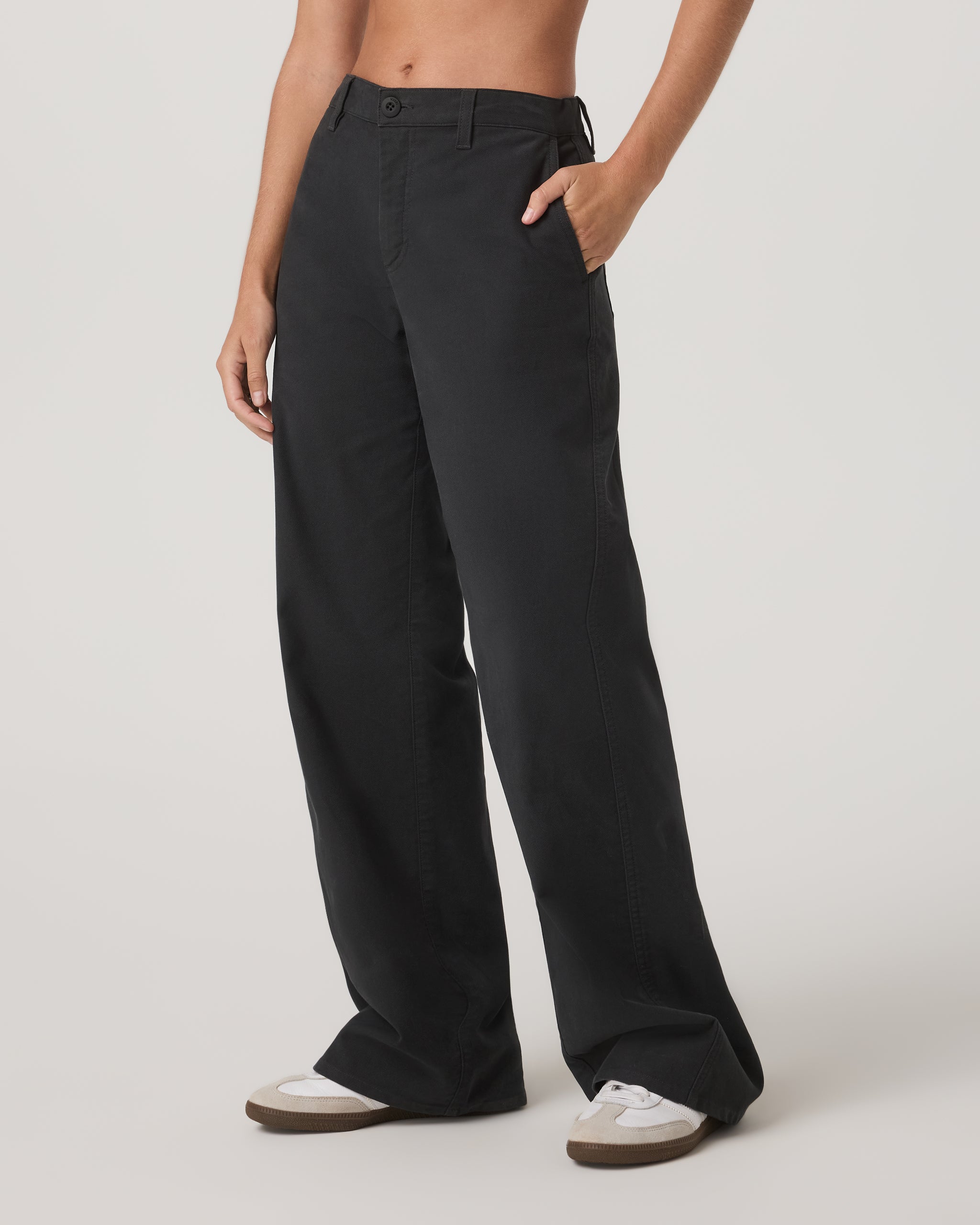 Telluride Twill Pant | Washed Black