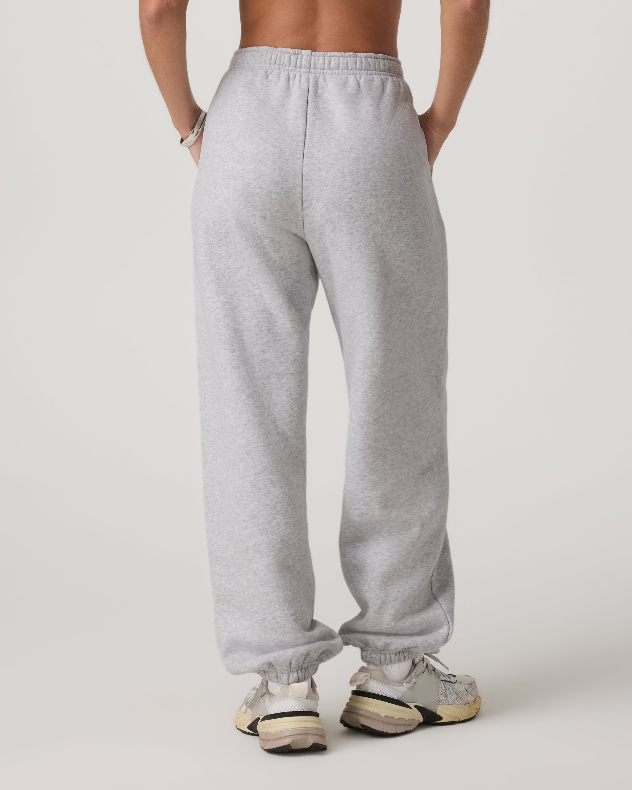 Restore Classic Sweatpant-Short | Pale Grey Heather - Image 3