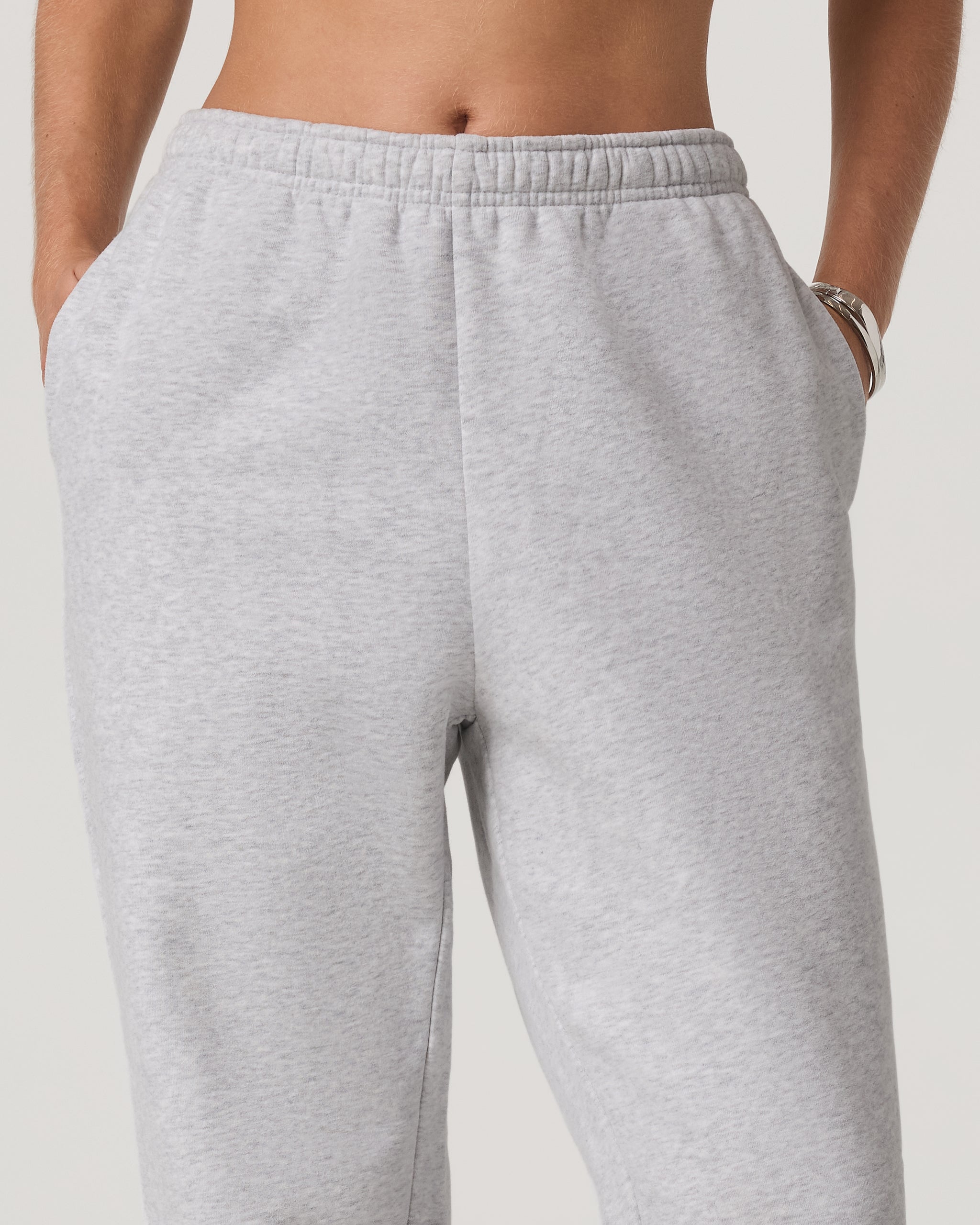Restore Classic Sweatpant-Long | Pale Grey Heather - Image 2