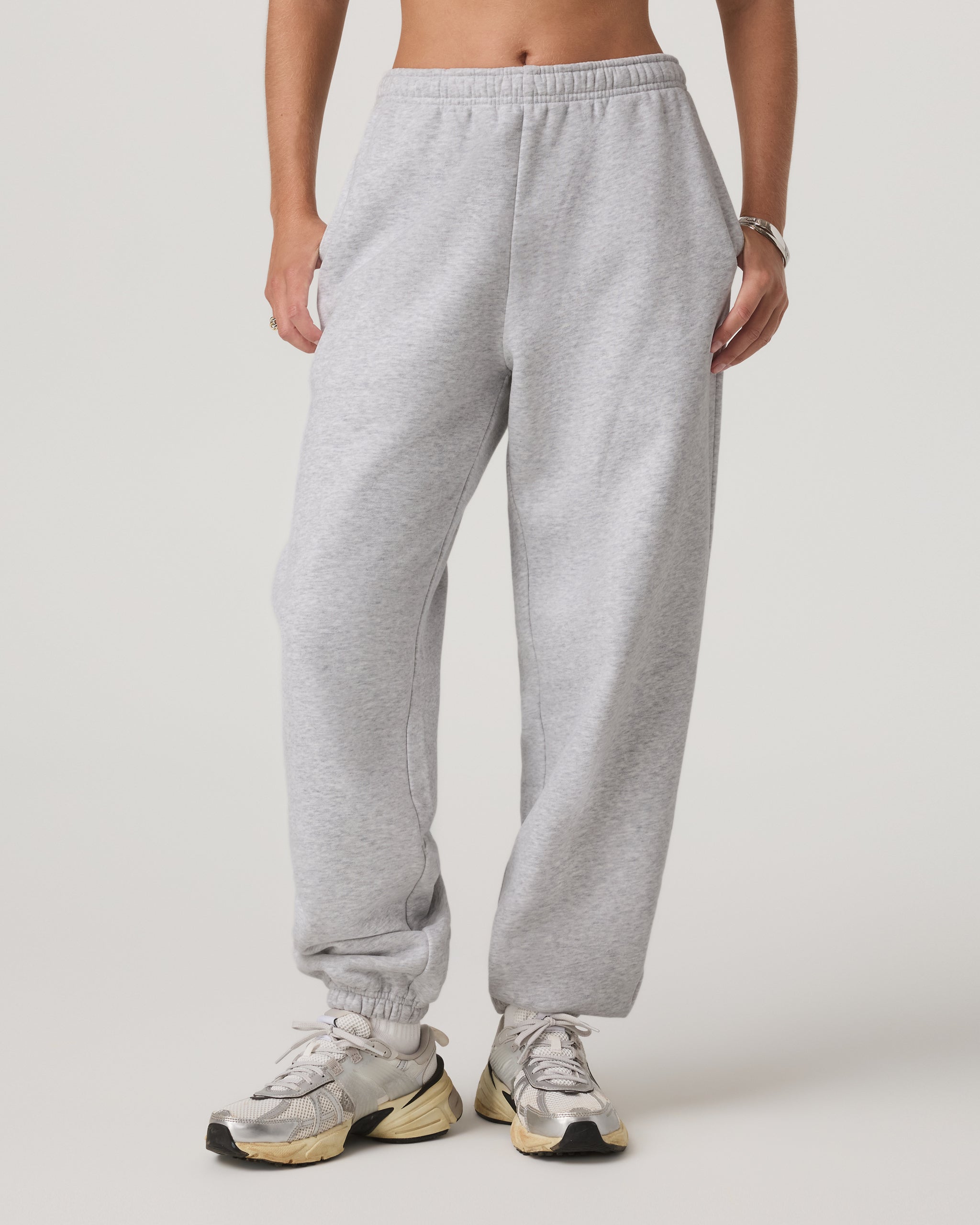 Restore Classic Sweatpant-Long | Pale Grey Heather