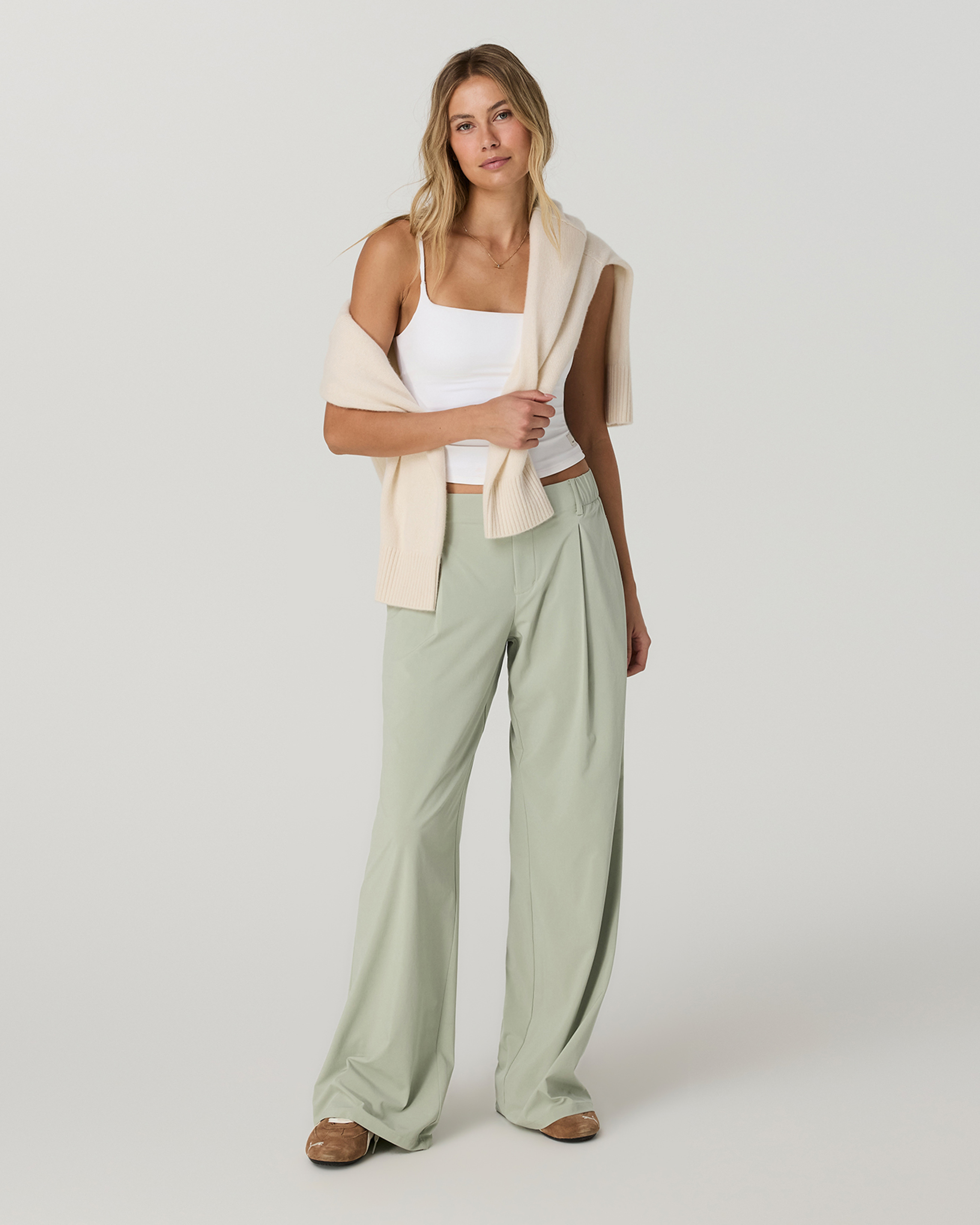 Villa Wideleg Trouser - Short | Sweet Pea - Image 2