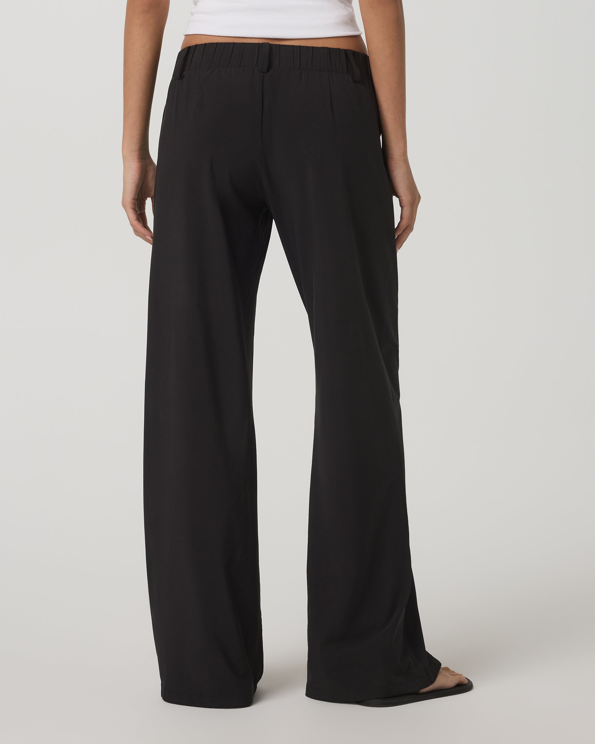 Villa Wideleg Trouser - Long | Black - Image 3