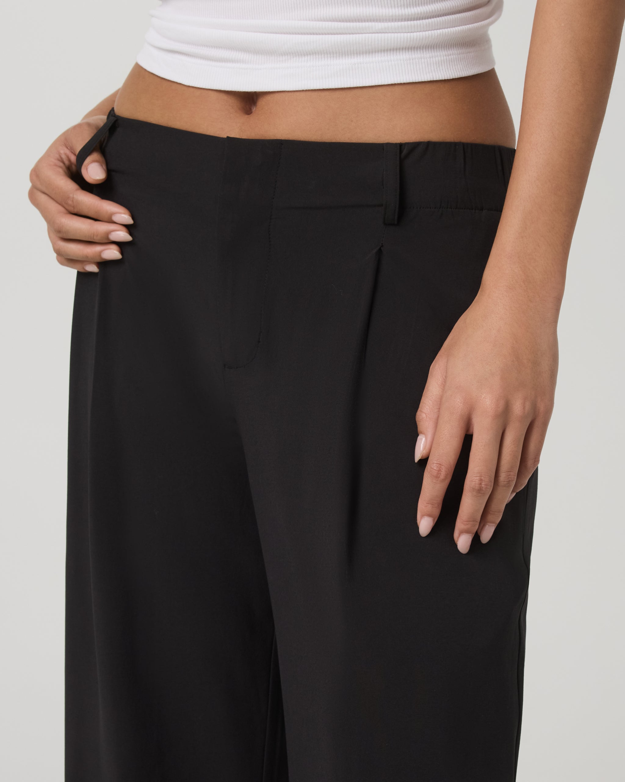 Villa Wideleg Trouser | Black - Image 5