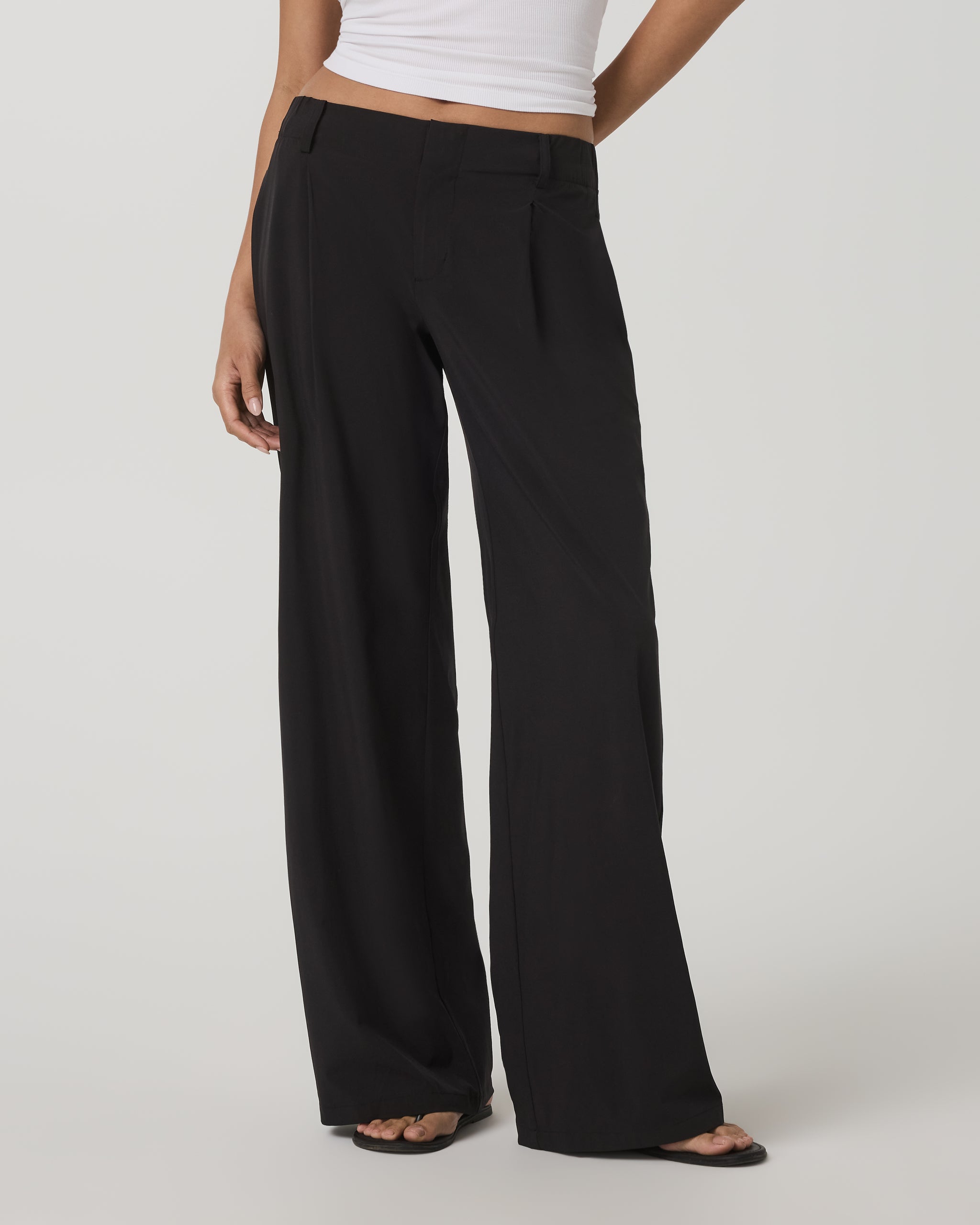 Villa Wideleg Trouser - Short | Black - Image 4