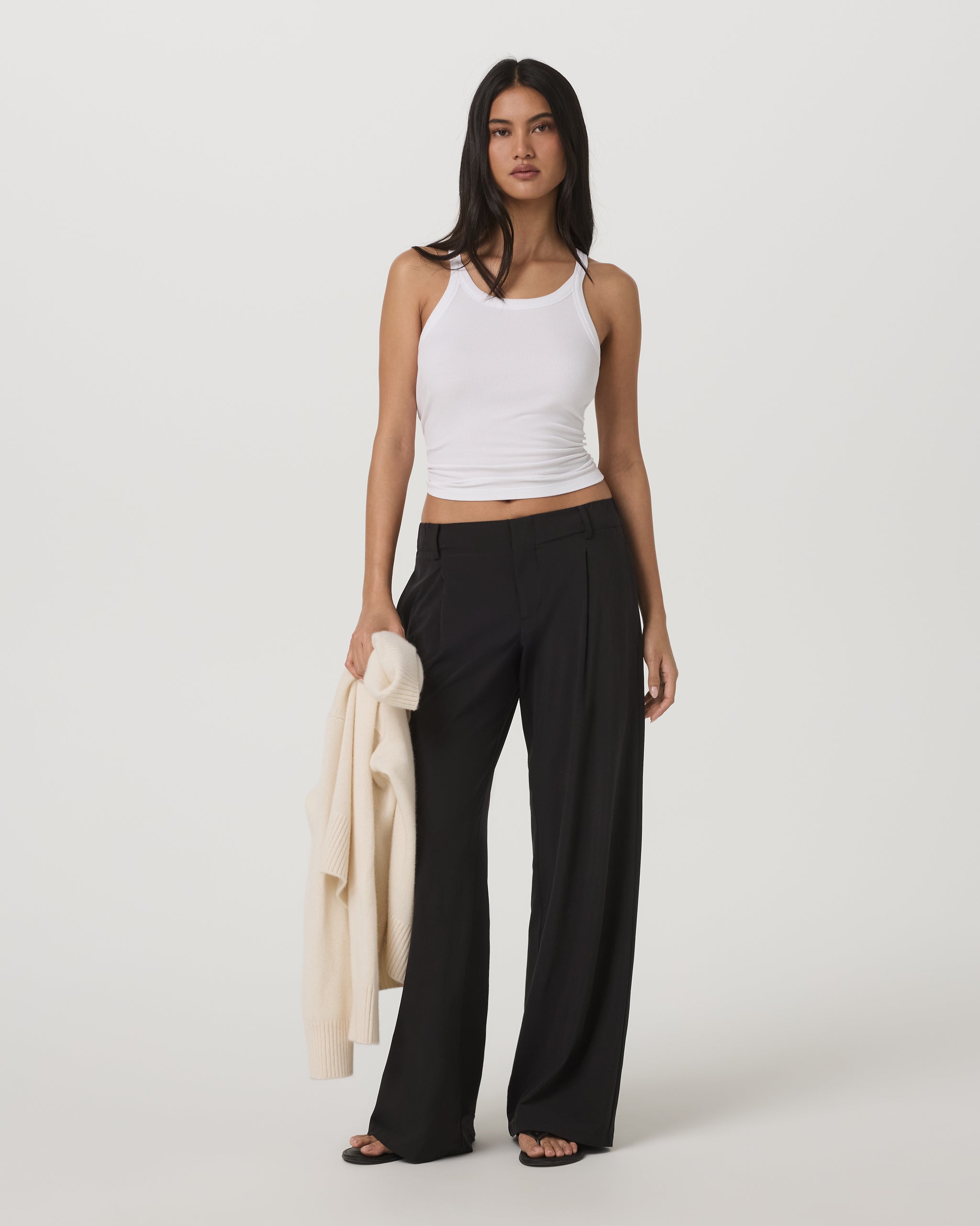 Villa Wideleg Trouser | Black - Image 4