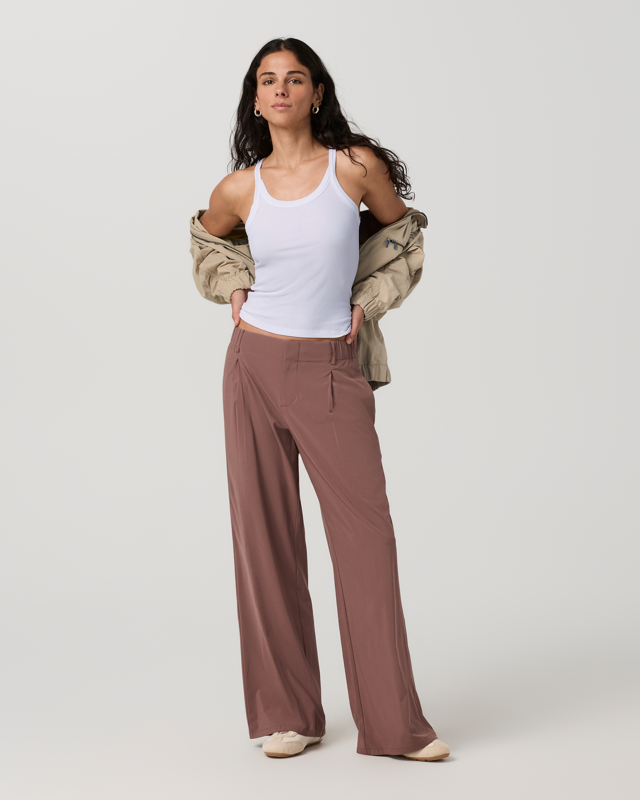 Villa Wideleg Trouser | Sable